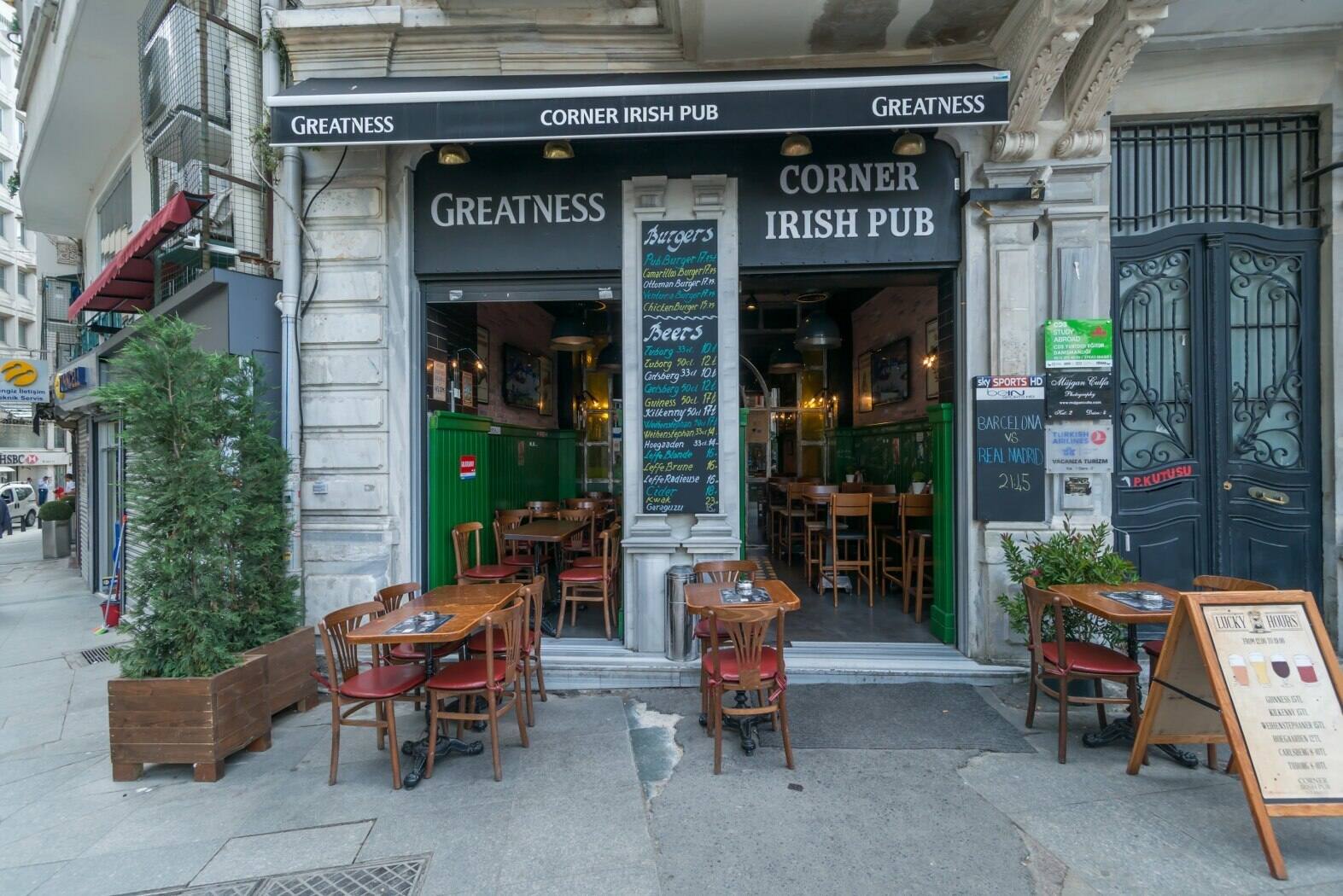 corner irish pub istanbul istanbul