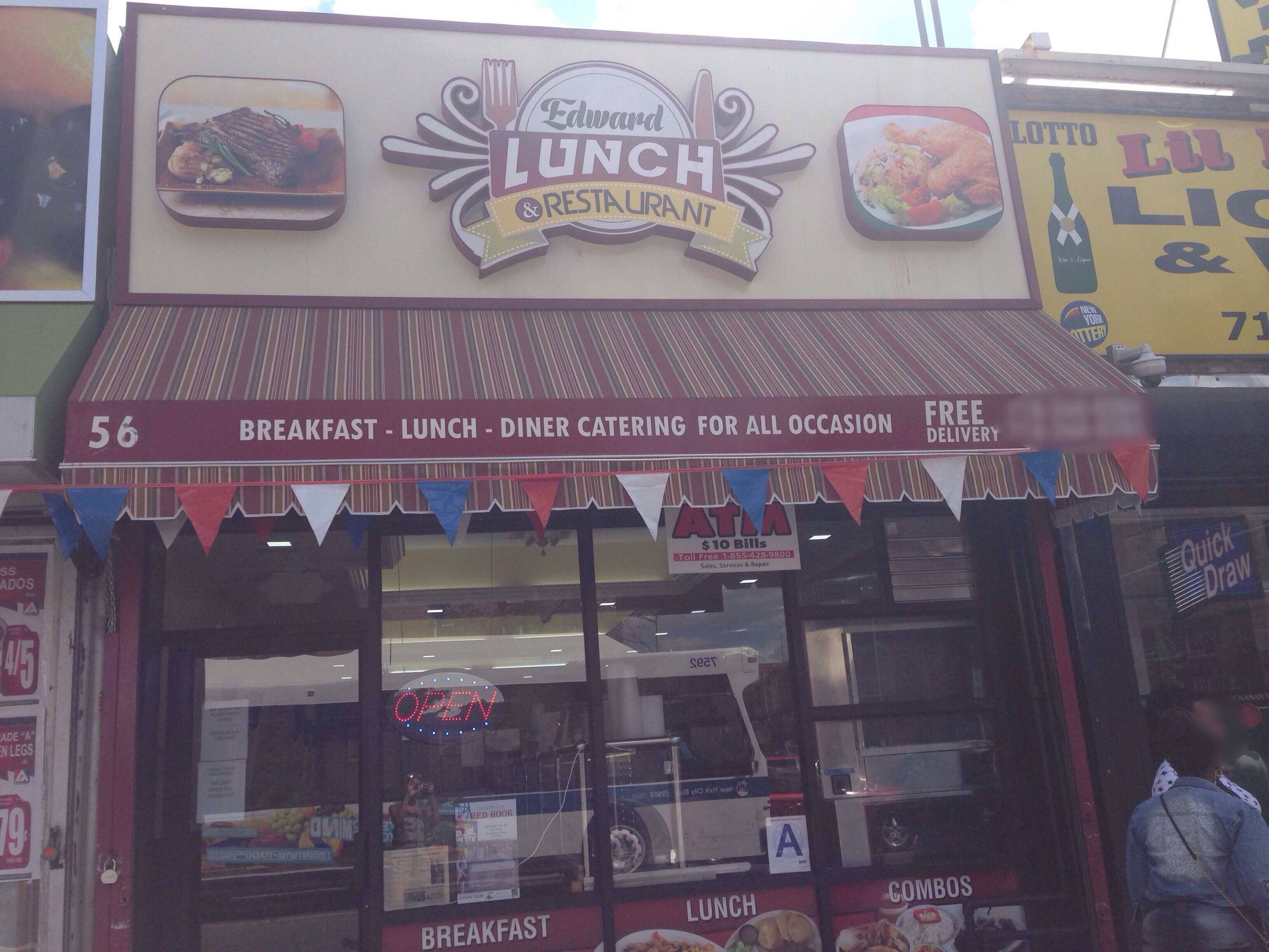 Edward Lunch & Restaurant, Red Hook, New York City