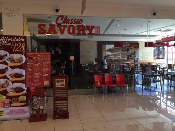 Classic Savory Menu, Menu for Classic Savory, Pulong Santa Cruz, Santa