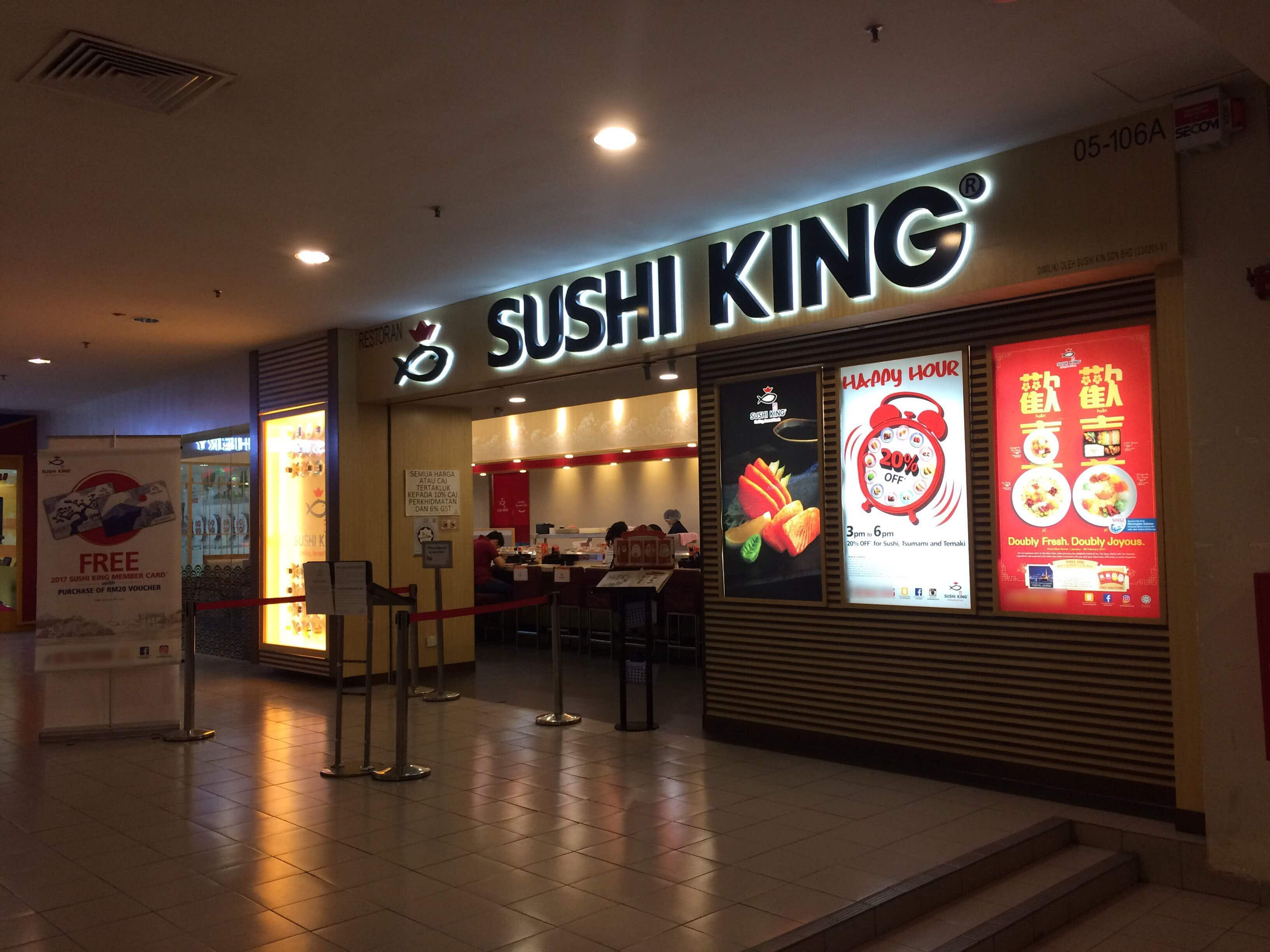 Sushi King Menu, Menu for Sushi King, Imbi, Kuala Lumpur