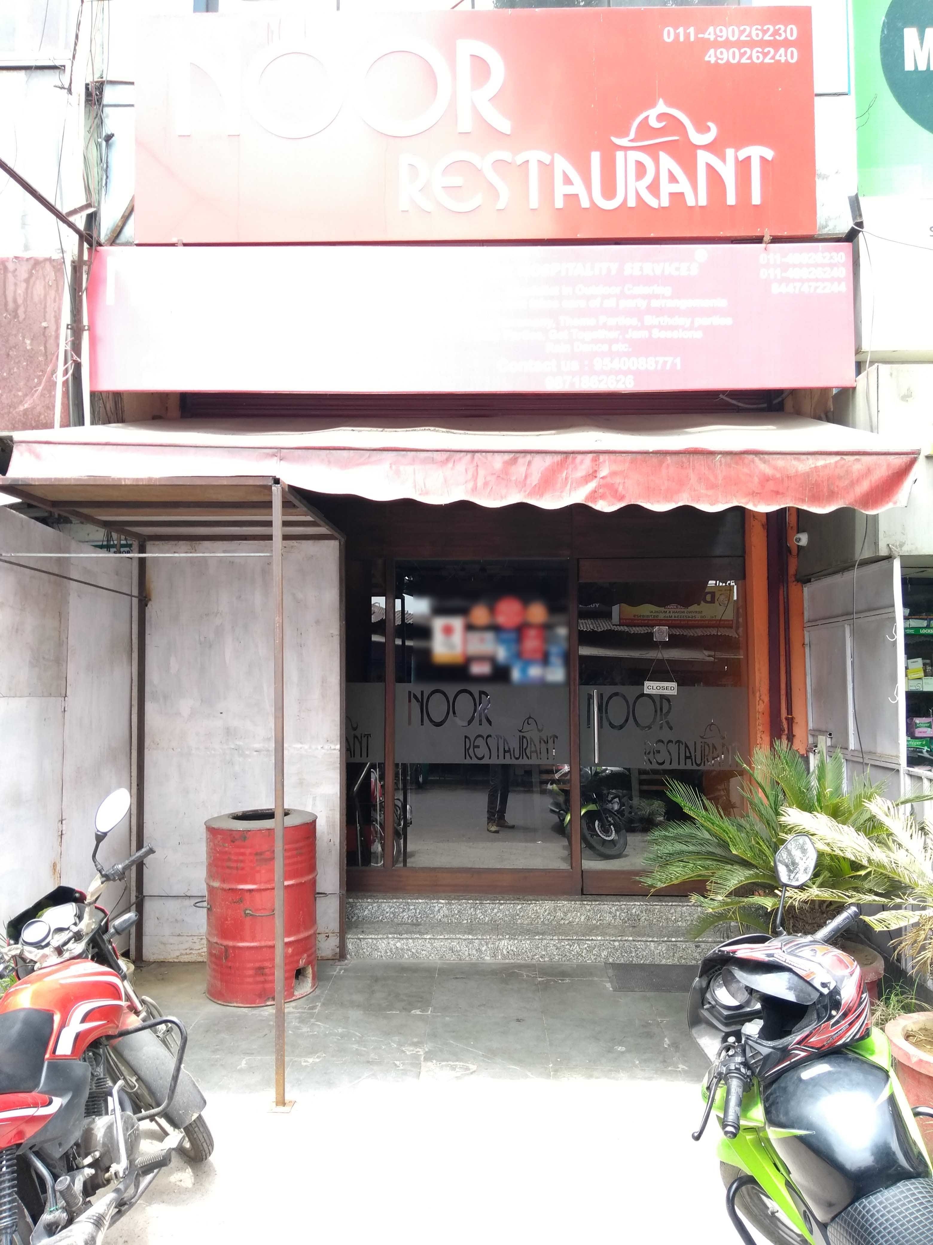 Menu of Noor Restaurant, Kalkaji, New Delhi