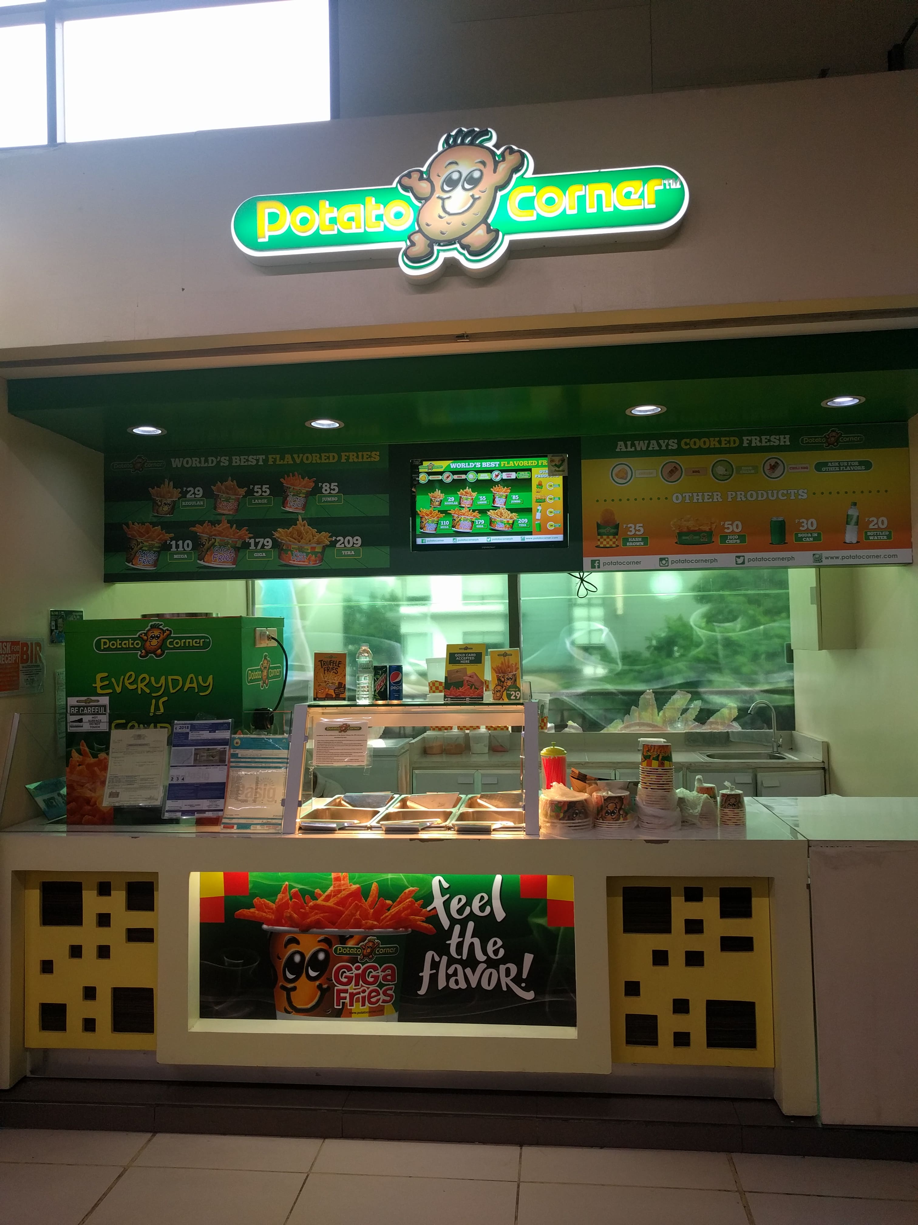Potato Corner Menu, Menu for Potato Corner, Ugong, Pasig City