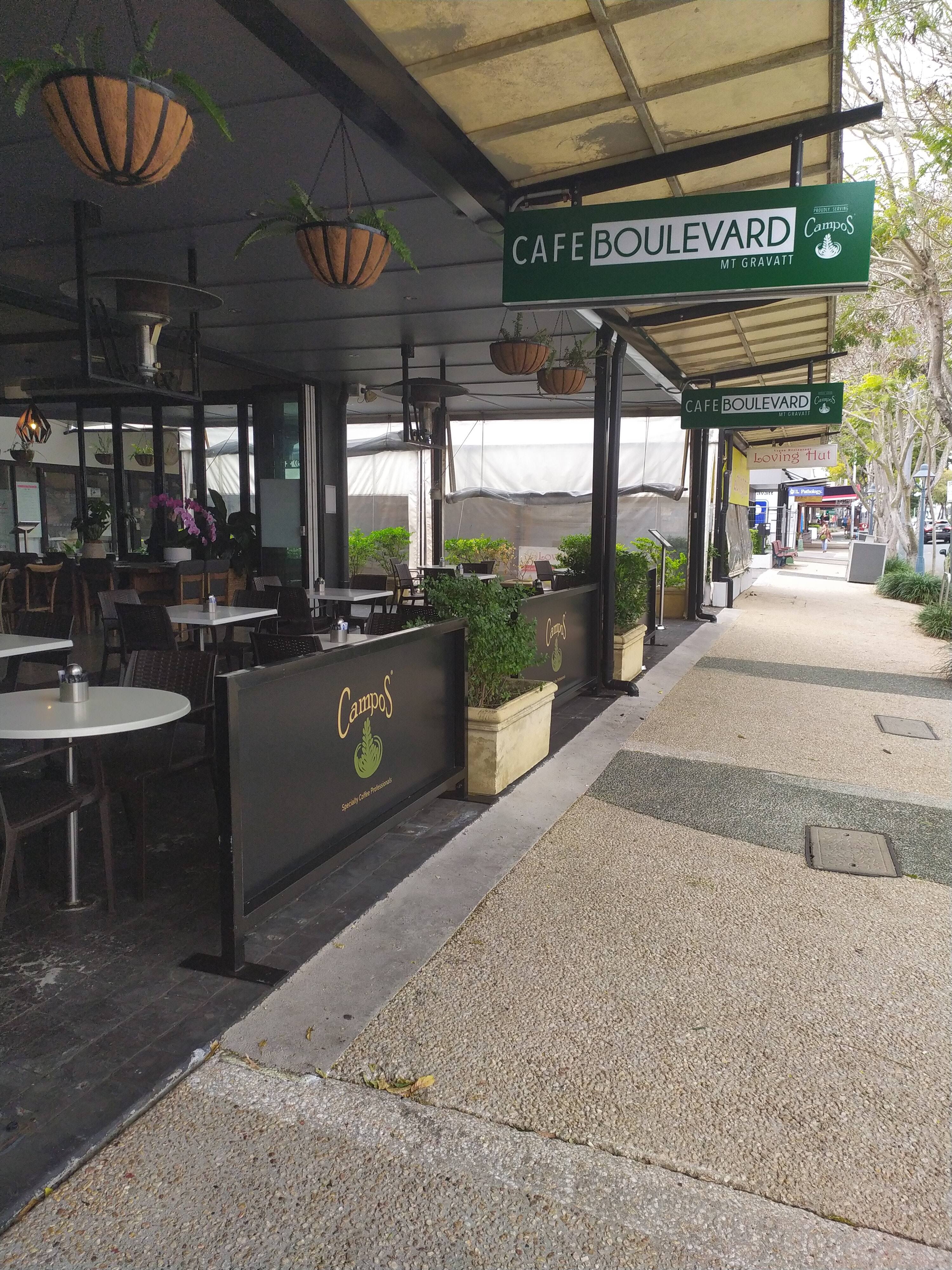 Menu of Cafe Boulevard, Mount Gravatt, Brisbane