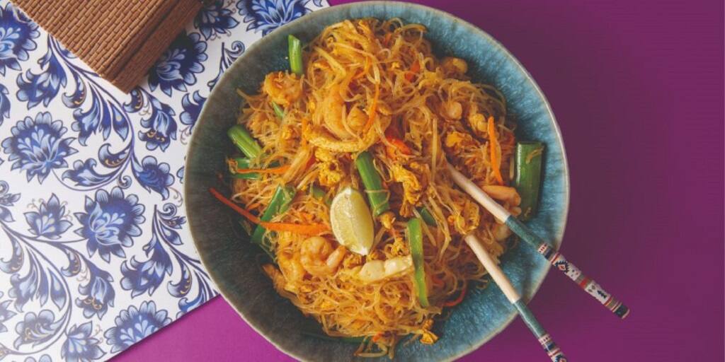 mee hoon goreng udang kering