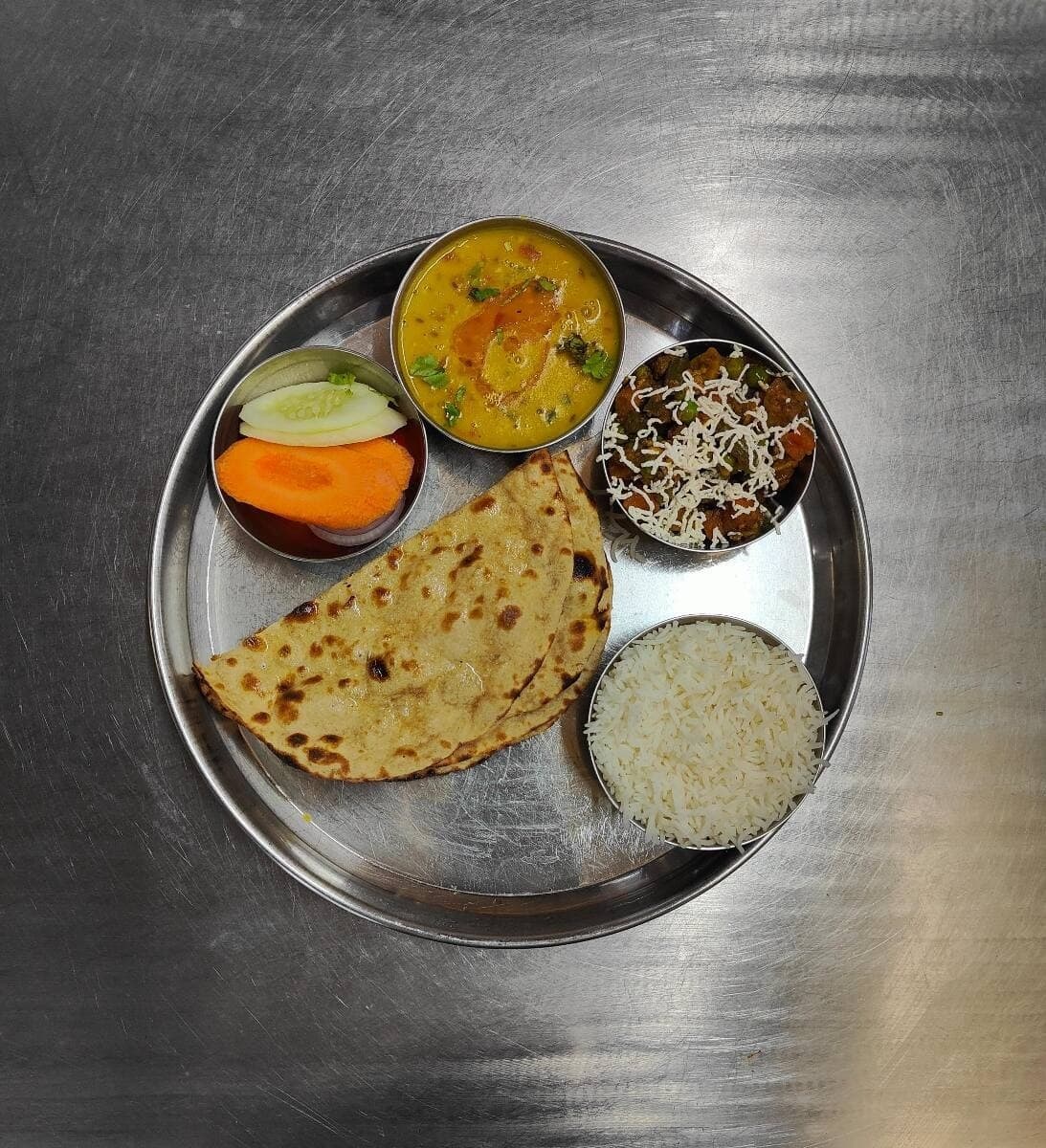 must visit veg restaurants, vegetarian restaurants, pure veg restaurants, veg food, satvik food, north indian veg, thali, local vegetarian food - Prasadam - img2