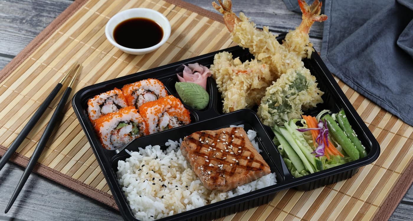 salmon bento box - Picture of Umami, Dubai - Tripadvisor