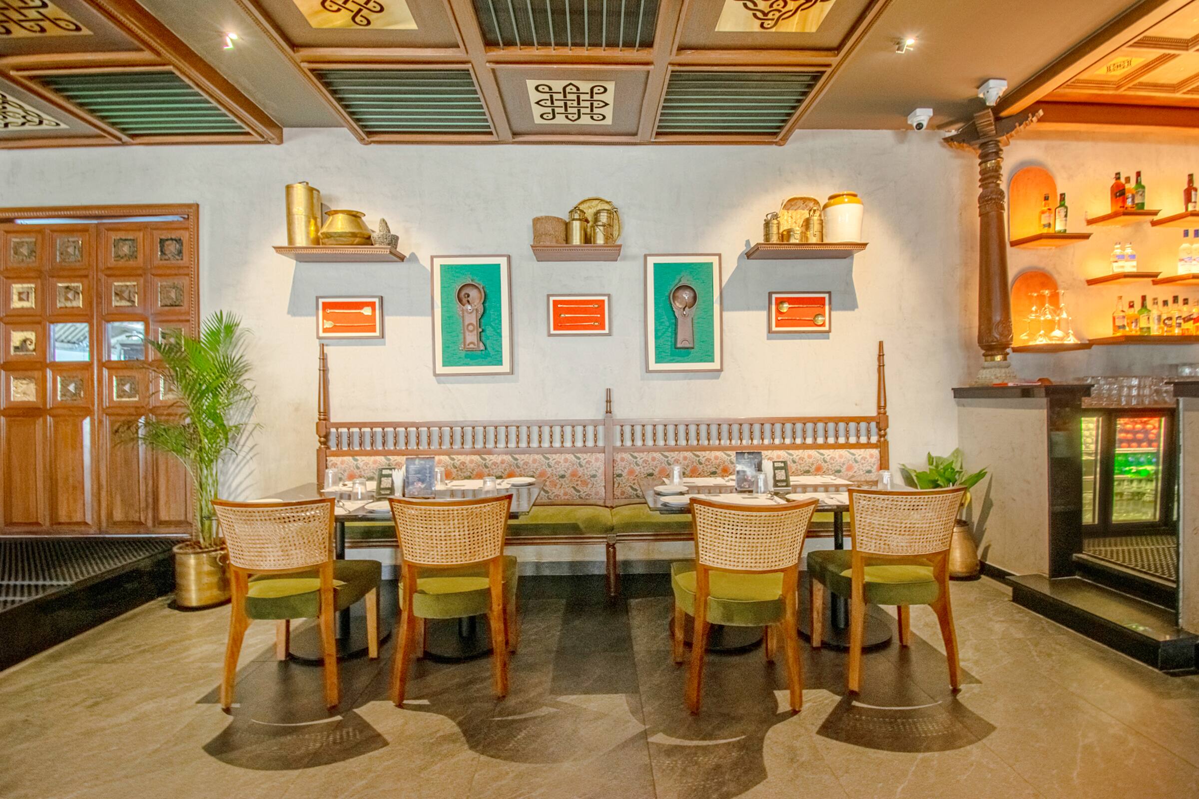 Dwaraka Cafe restaurant interior