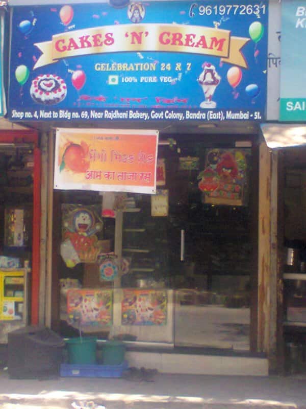 Cakes 'N' Cream, Bandra East, Mumbai Zomato