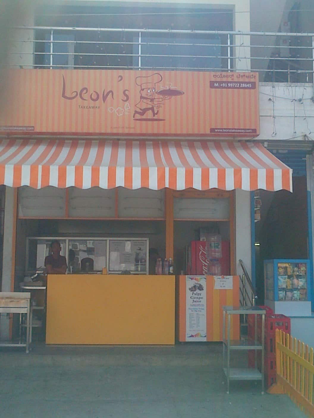 Menu of Leon's Take Away, Banaswadi, Bangalore