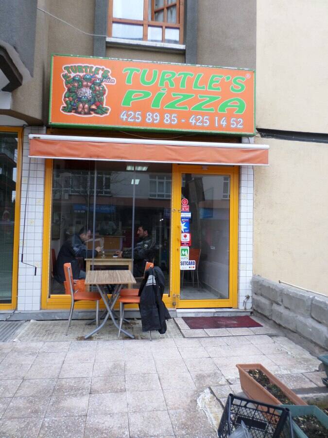 Turtle's Pizza Menü, Turtle's Pizza, Küçük Esat, Ankara için Menü