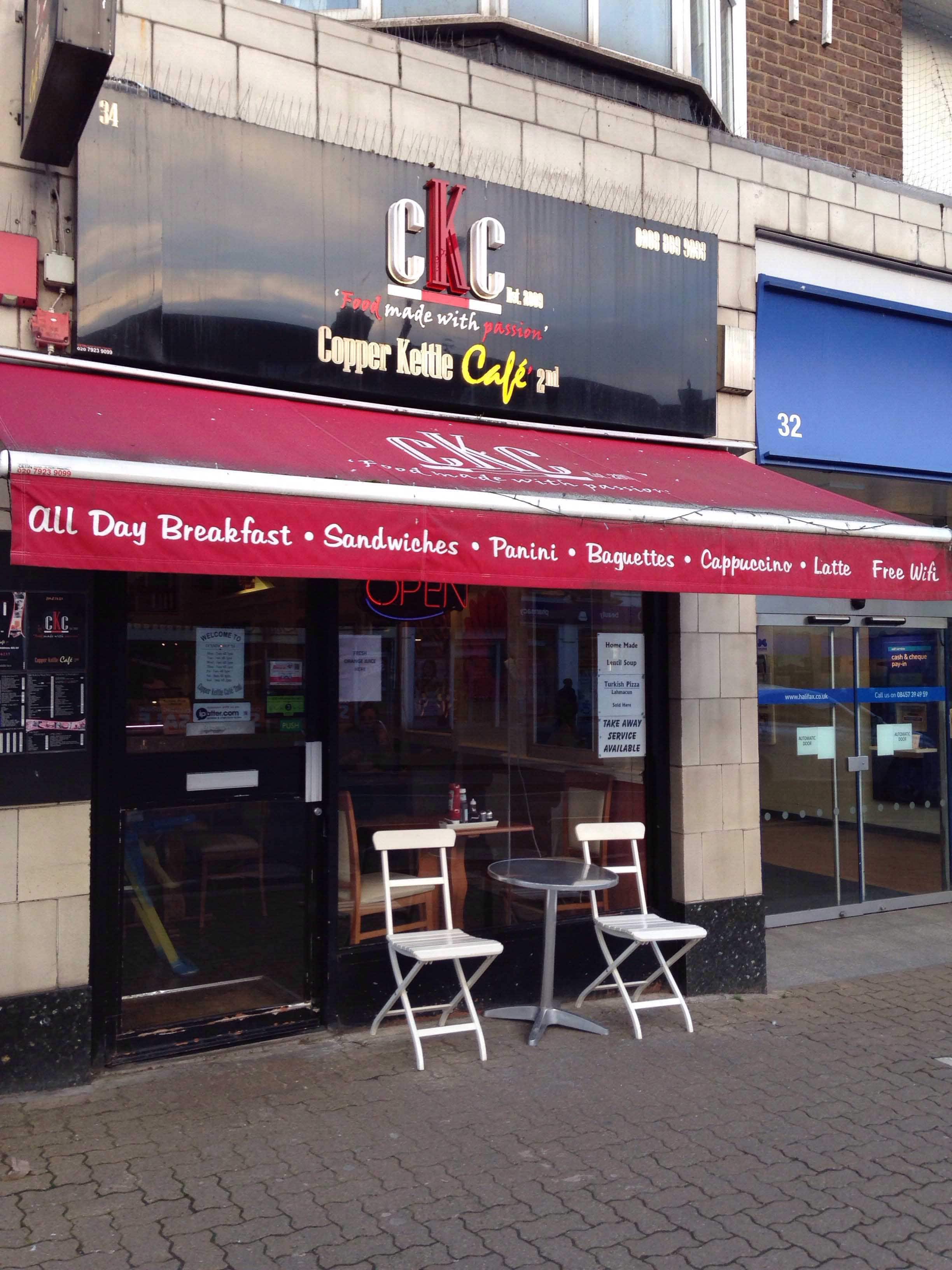 Menu of CKC Cafe, Bridge Street, Pinner, London