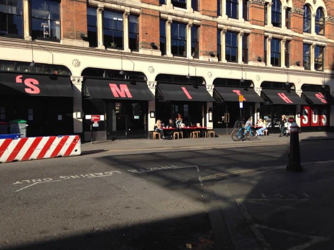 Book table at Ground Floor Cafe Smiths Of Smithfield, Charterhouse