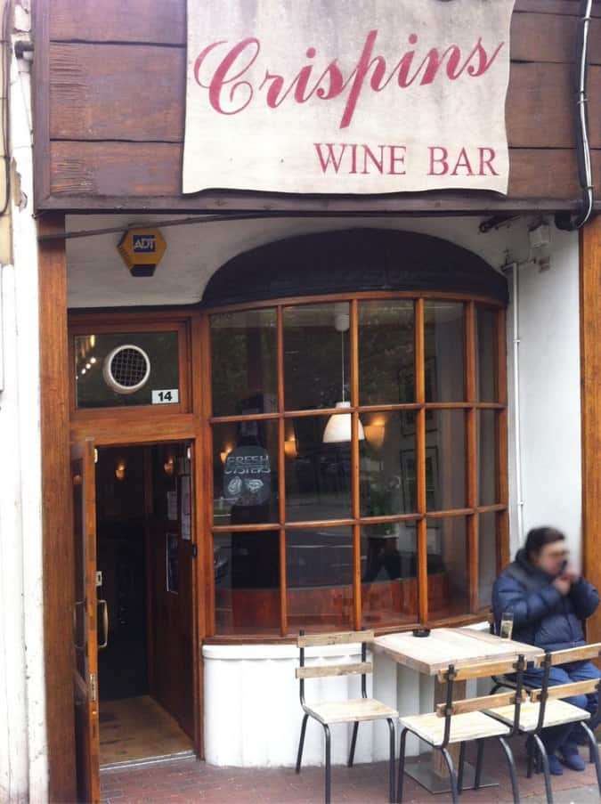 Crispin's Wine Bar Menu, Menu for Crispin's Wine Bar, Ealing, London