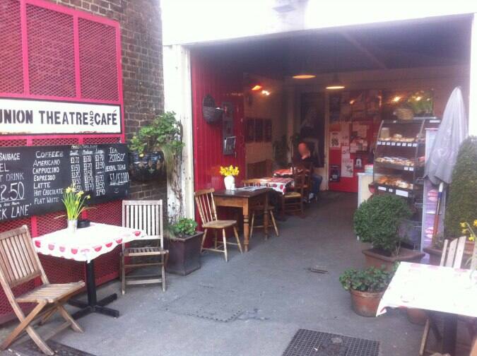 The Union Theatre Cafe Menu, Menu for The Union Theatre Cafe, Southwark