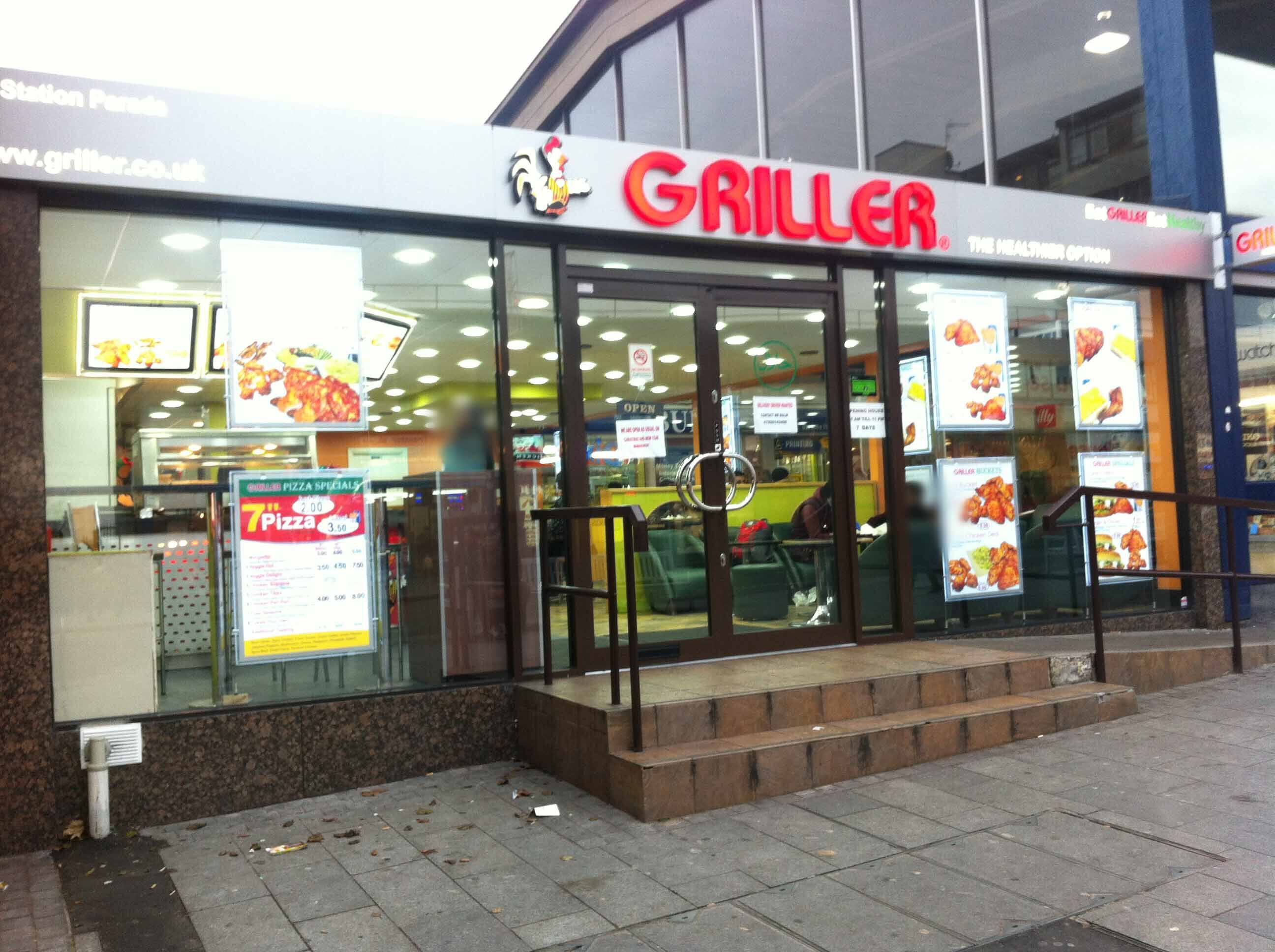 Menu of Griller, Barking, London