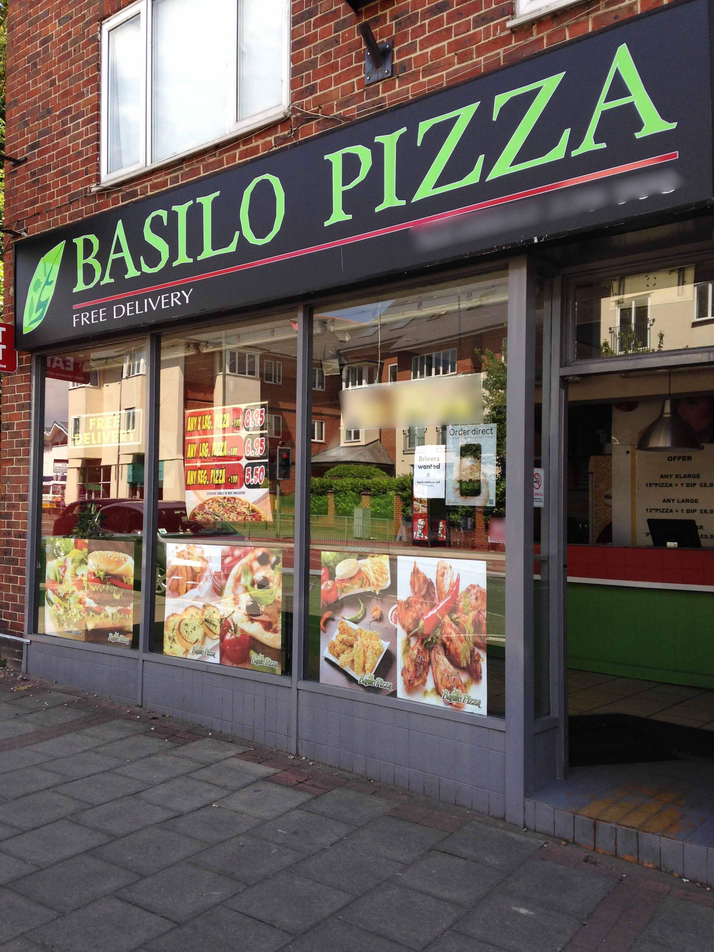 Basilo Pizza Menu, Menu for Basilo Pizza, WaltononThames, London