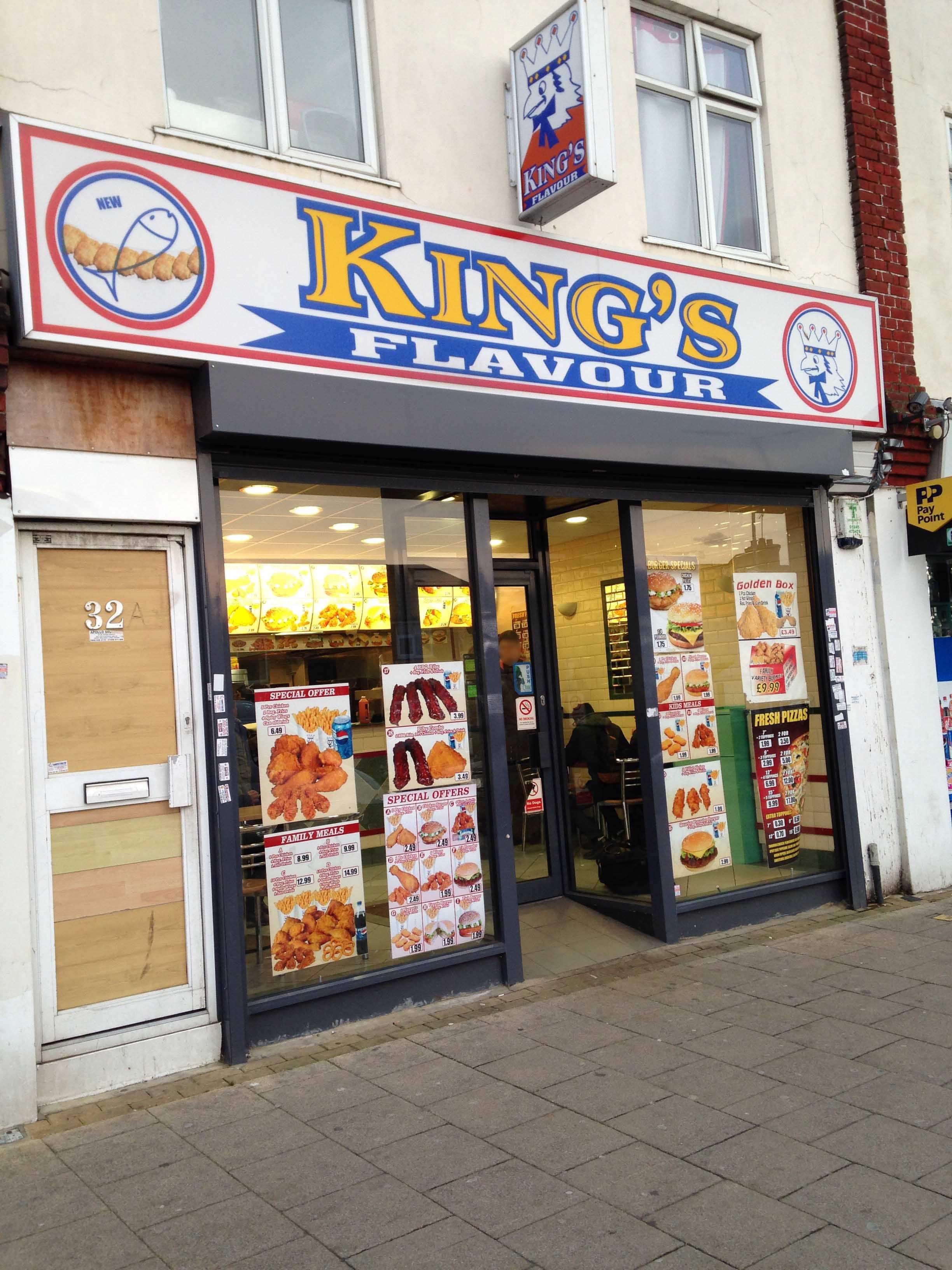 King's Flavour Menu, Menu for King's Flavour, Dagenham, London