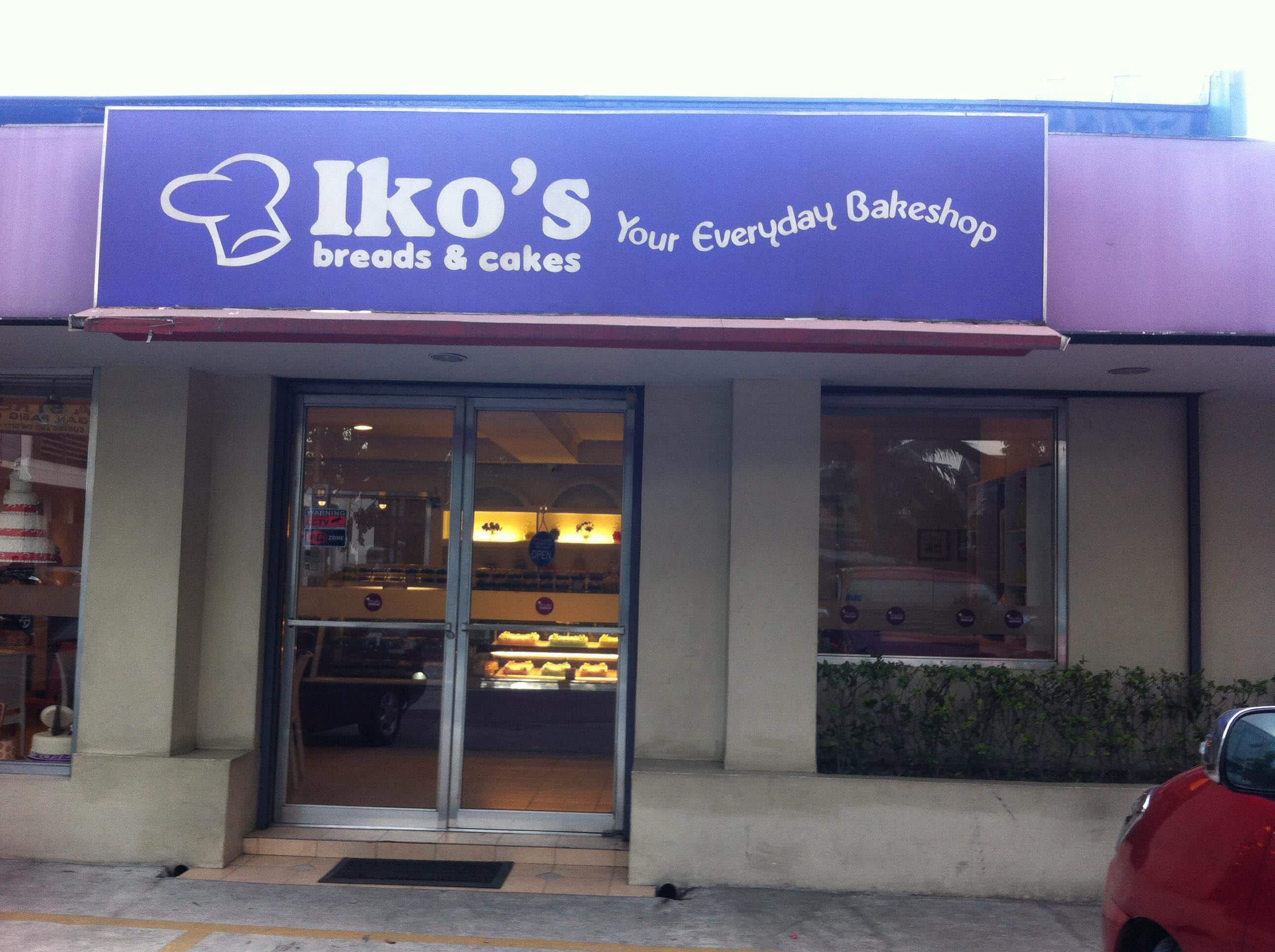 Iko's Menu, Menu for Iko's, Caniogan, Pasig City