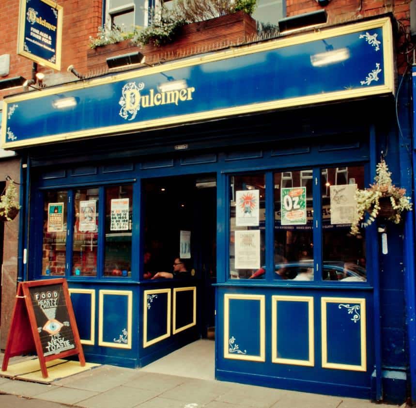 Dulcimer Bar Menu, Menu for Dulcimer Bar, Chorlton, Manchester