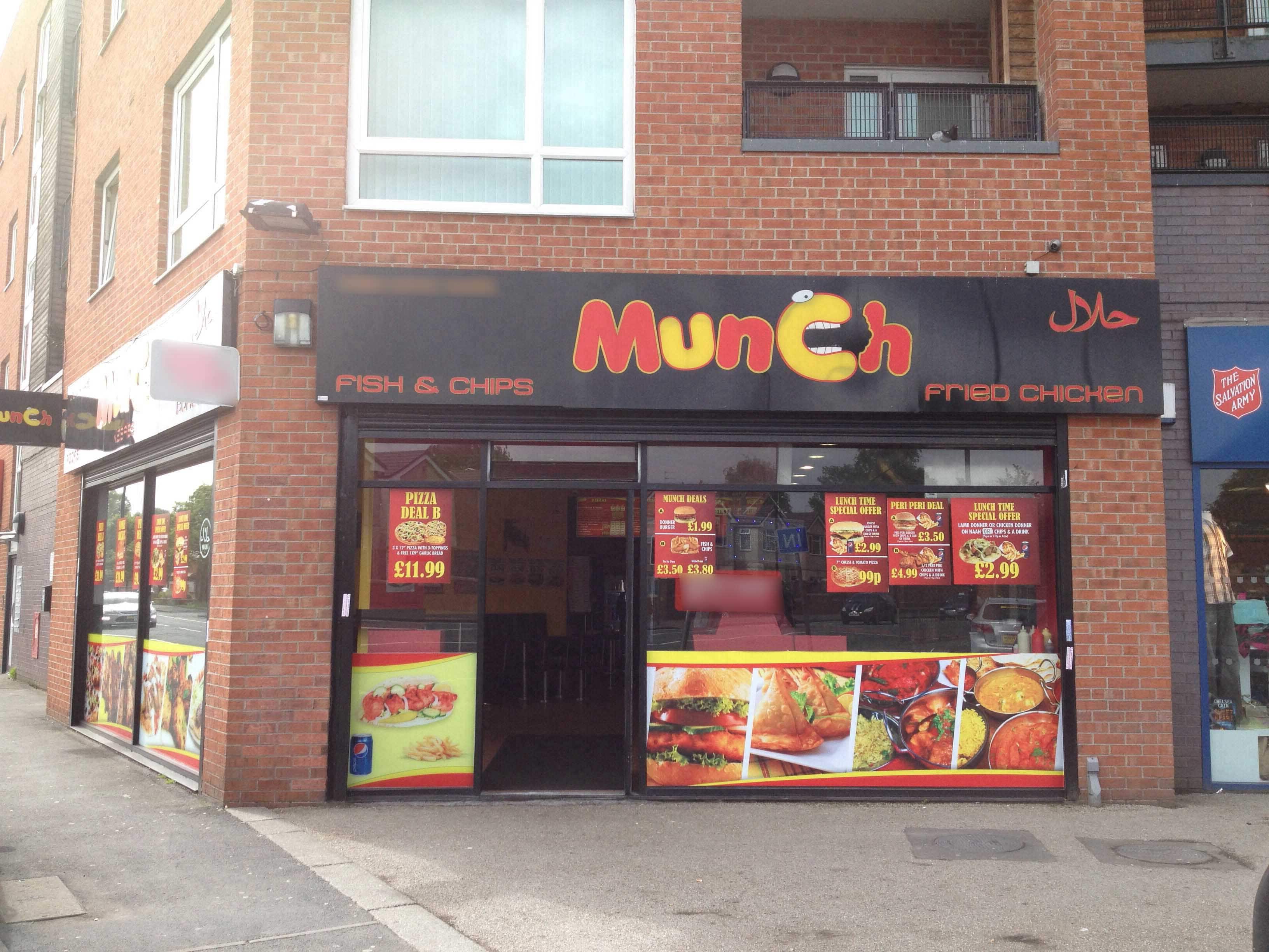 Menu of Munch, Longsight, Manchester