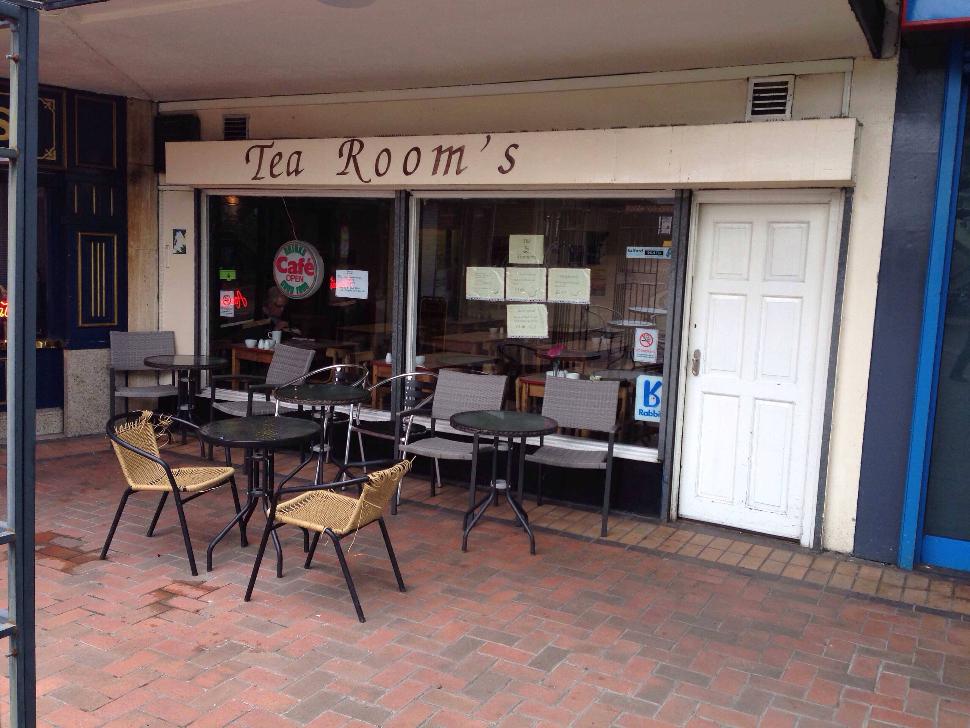 Menu of The Tea Rooms, Swinton, Manchester