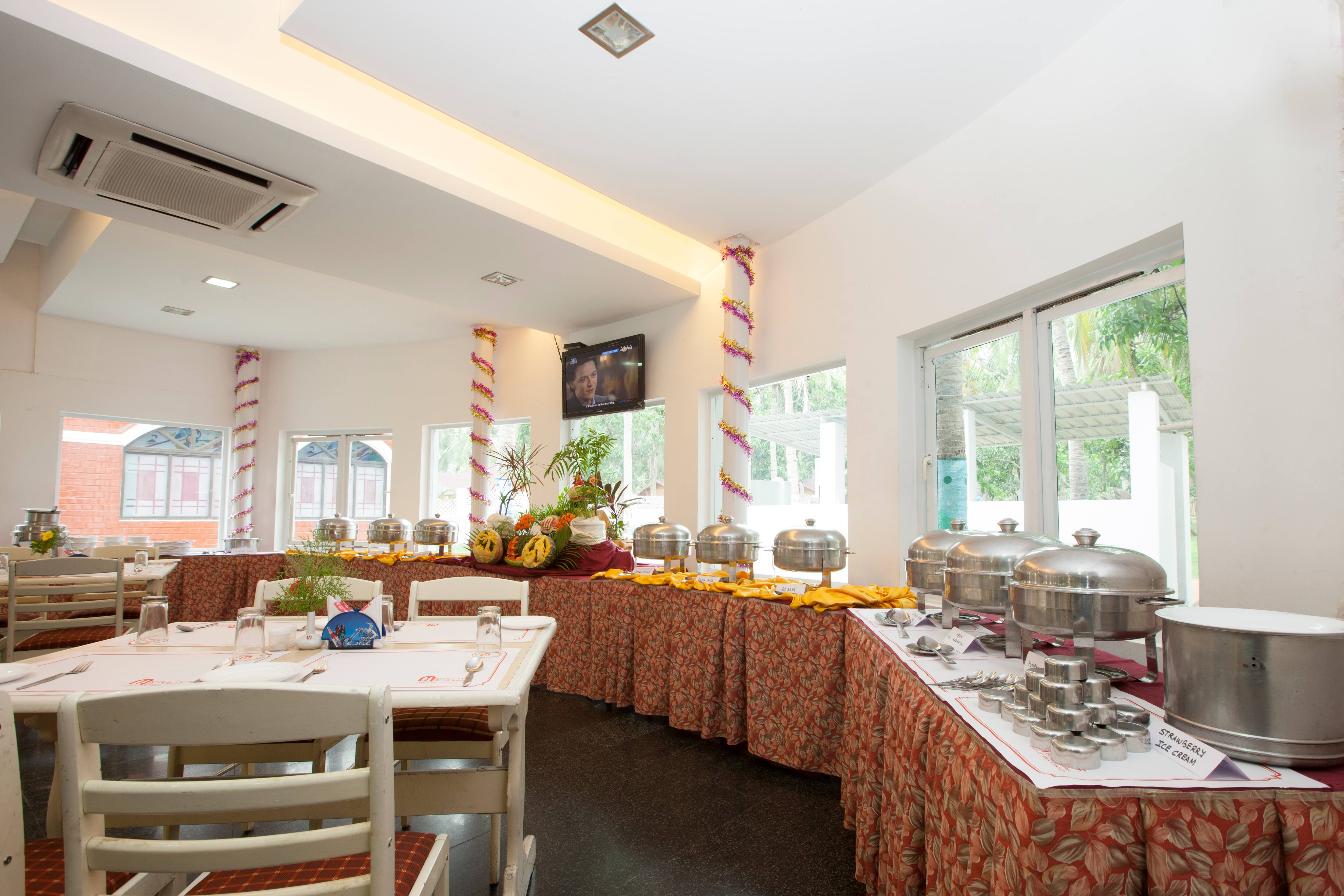 Menu of Shelter Beach Resorts, Kovalam, Chennai