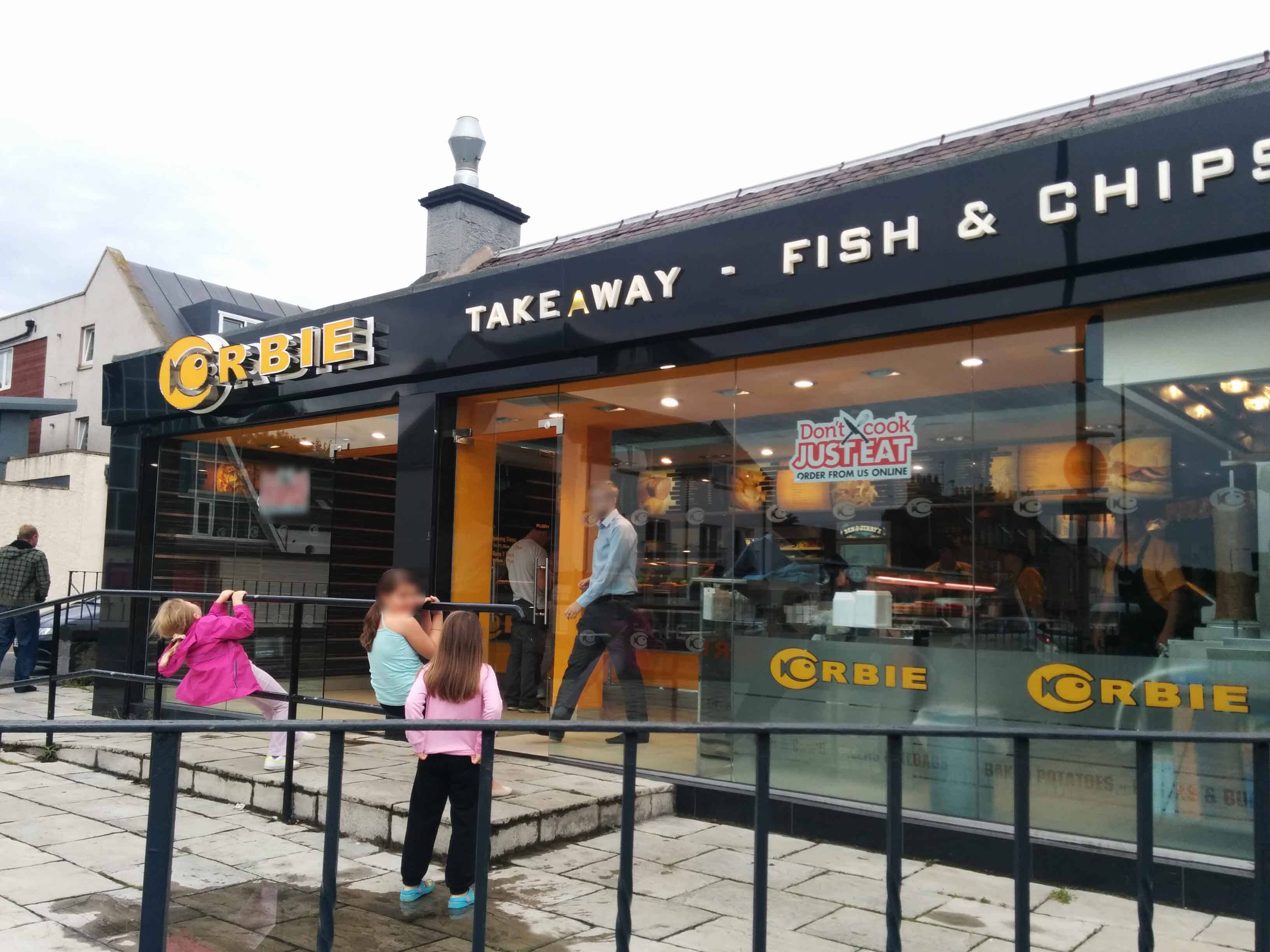 Menu of Corbie, Davidson's Mains, Edinburgh