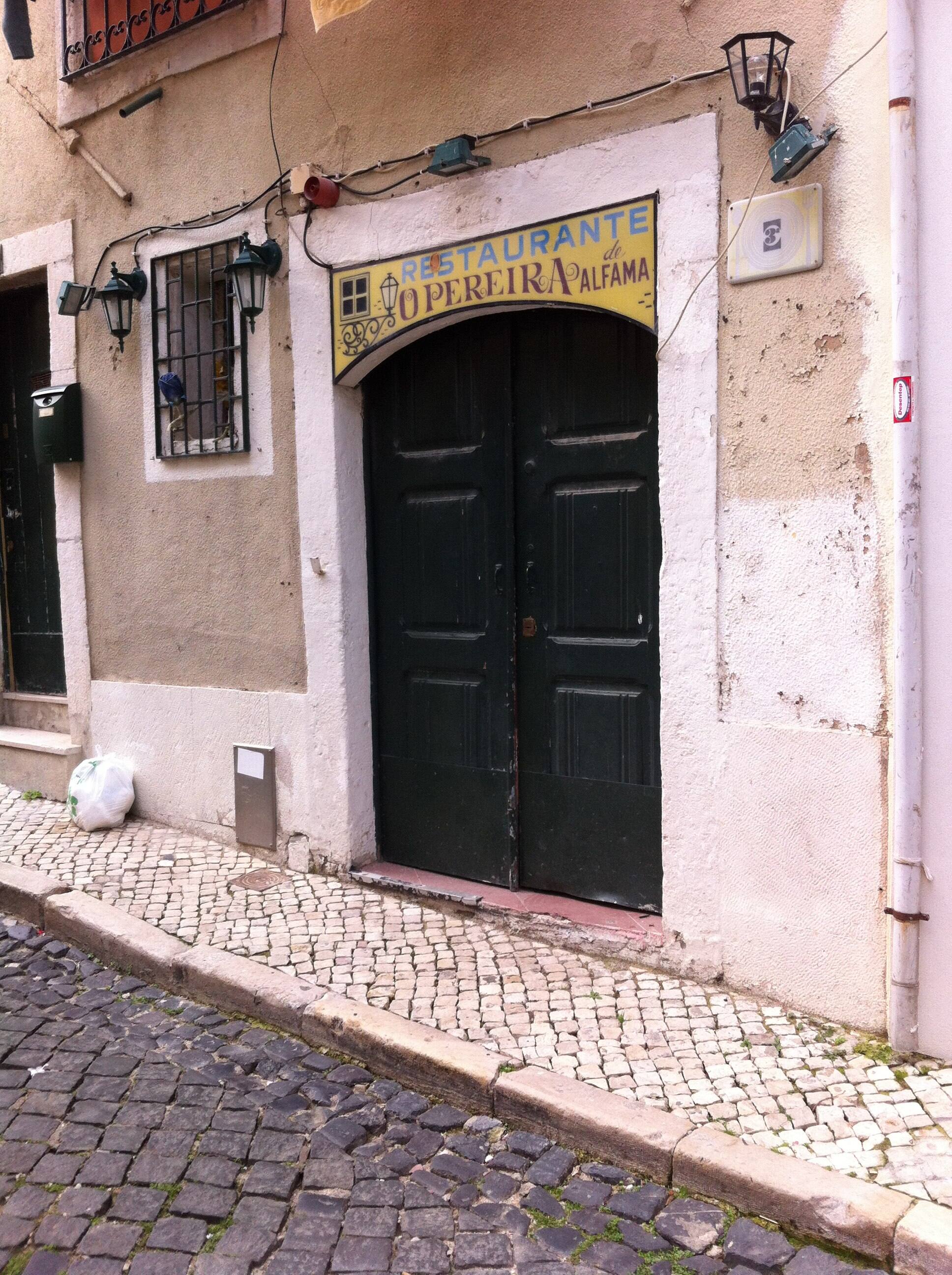 Restaurante "O Pereira de Alfama", Alfama, Lisboa