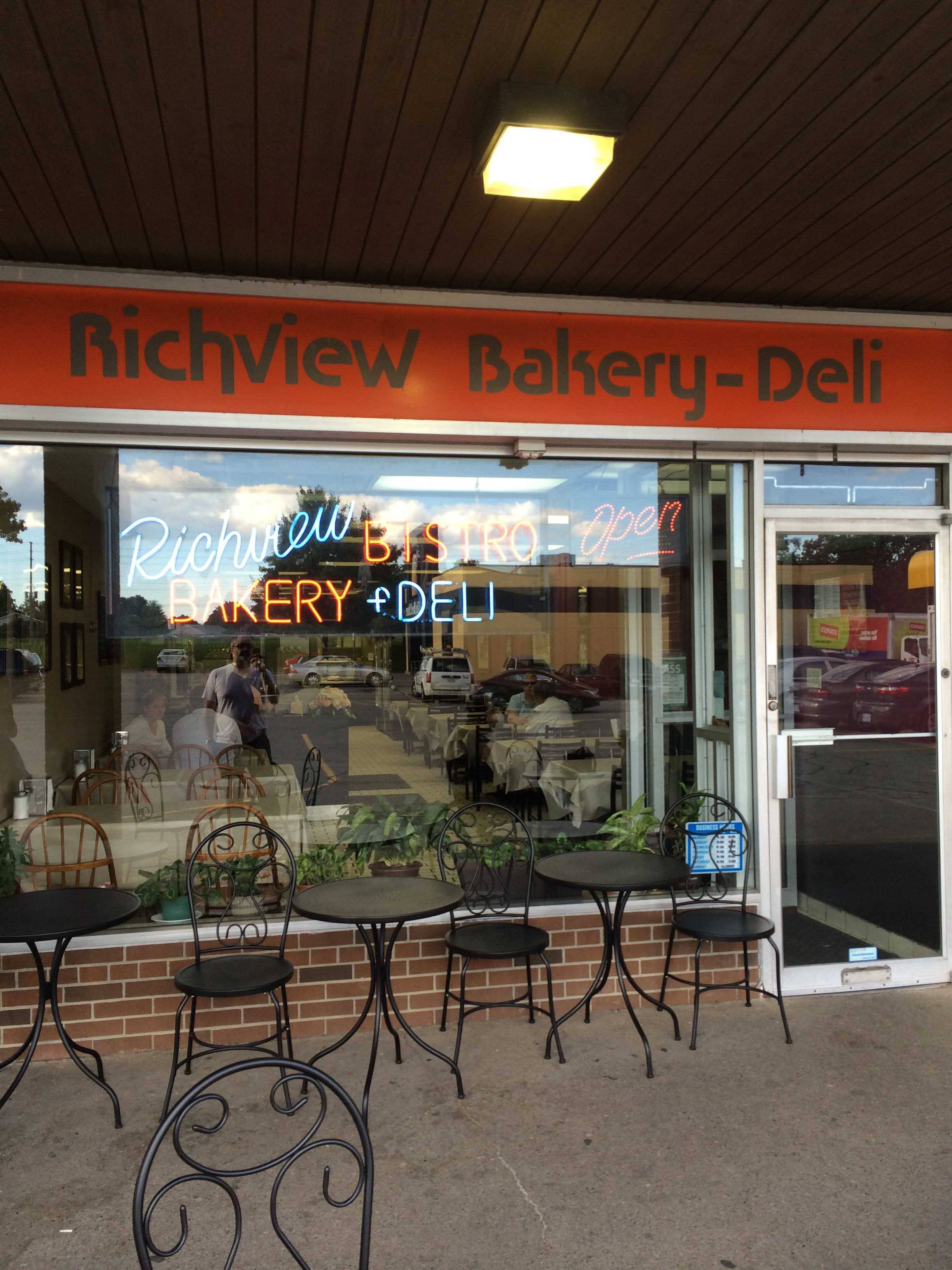 Richview Bakery & Bistro Menu, Menu for Richview Bakery & Bistro