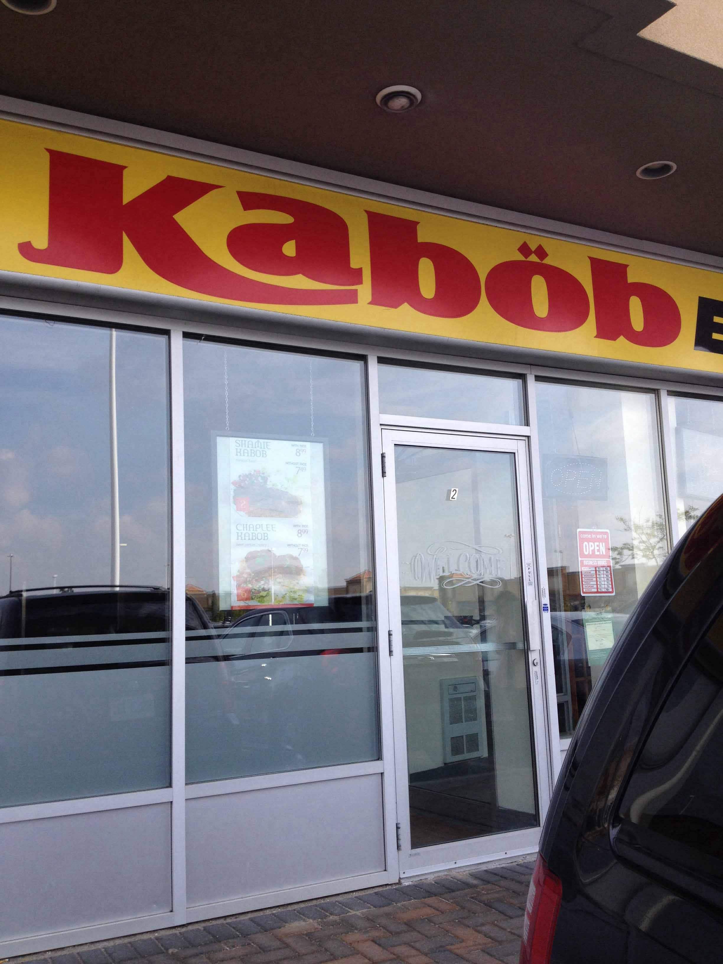 Menu of Kabob Express, Vaughan, Toronto