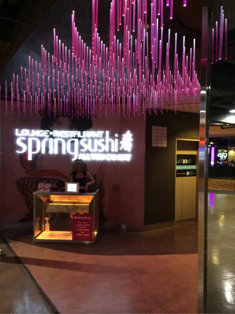 Menu of Spring Sushi, Garden District, Toronto