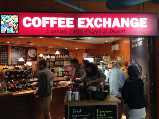 The Coffee Exchange Menu, Menu for The Coffee Exchange