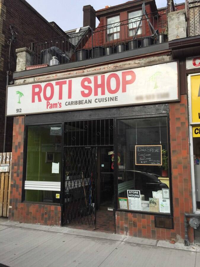 Pam's Roti Shop Menu, Menu for Pam's Roti Shop, Dovercourt Park