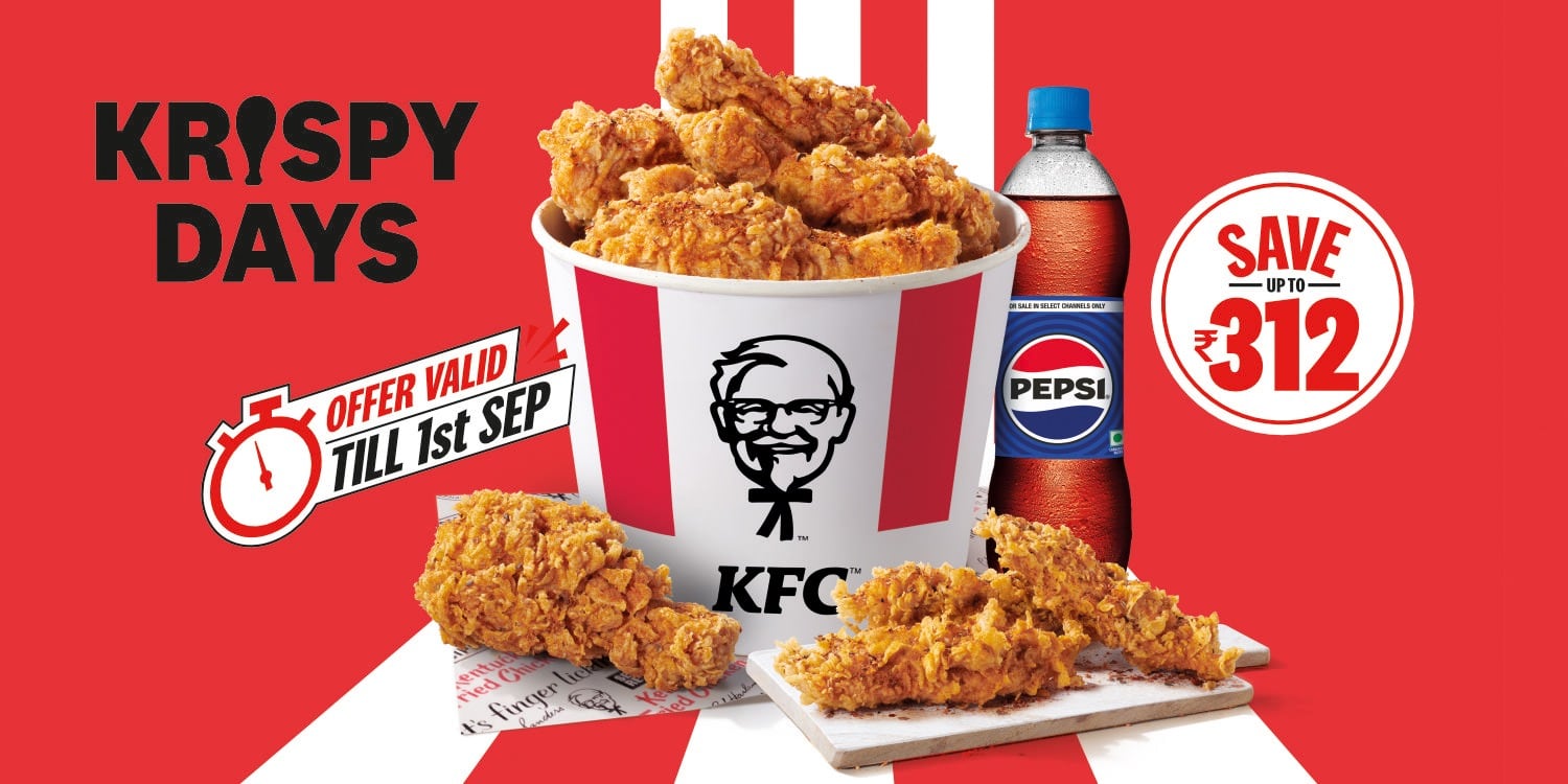 Menu of KFC, Inorbit Mall, Hitech City, Hyderabad