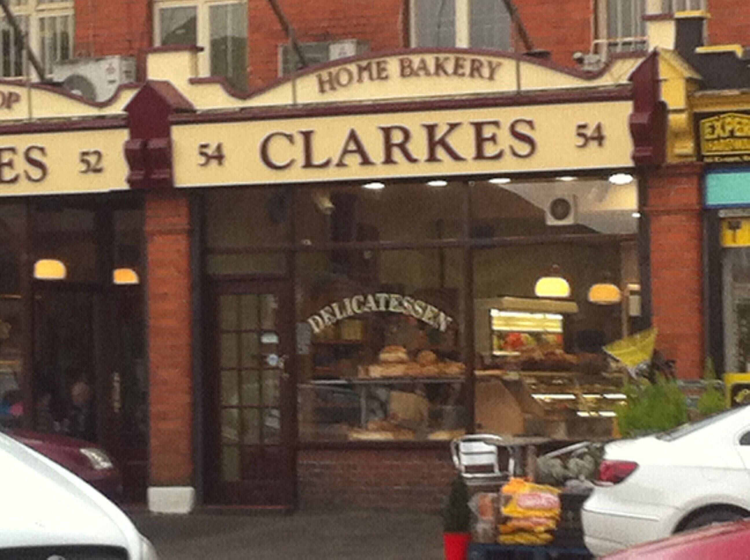 Menu of Clarke's Home Bakery, Cabra, Dublin