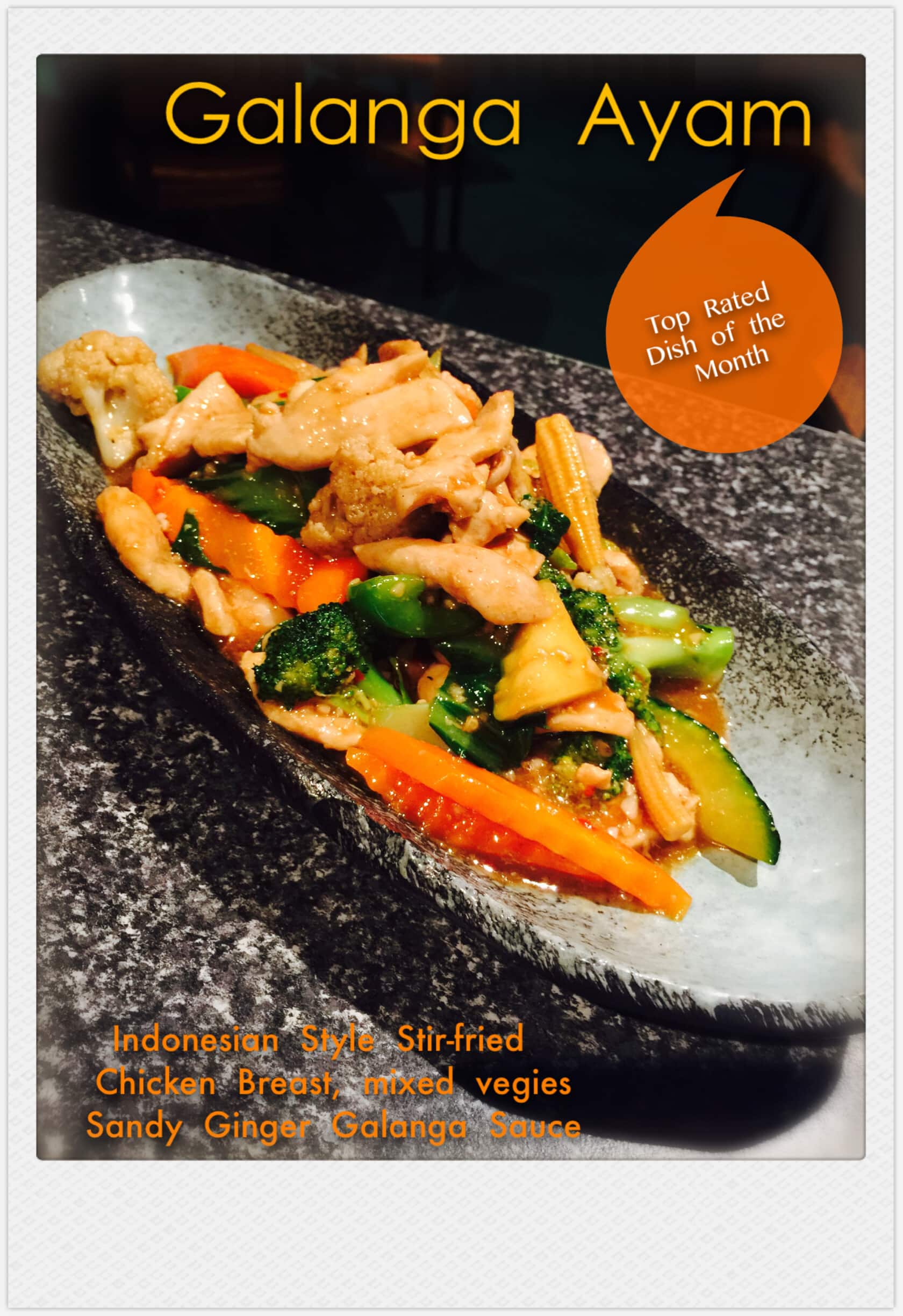 Bonsai Bali Menu, Menu for Bonsai Bali, Belgrave, Melbourne