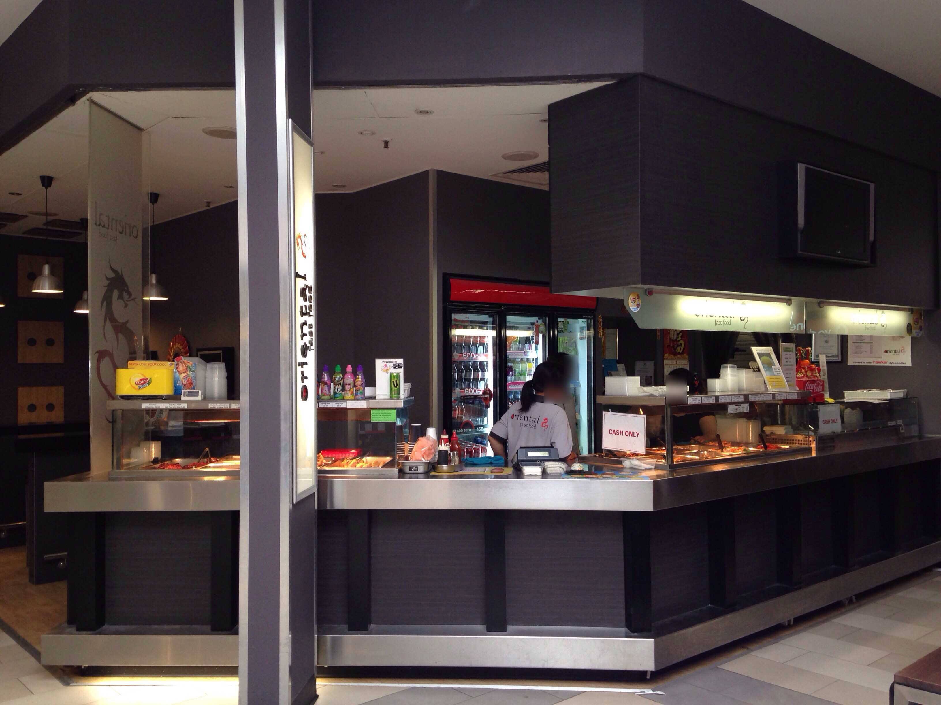 Menu of Oriental Fast Food, Rowville, Melbourne