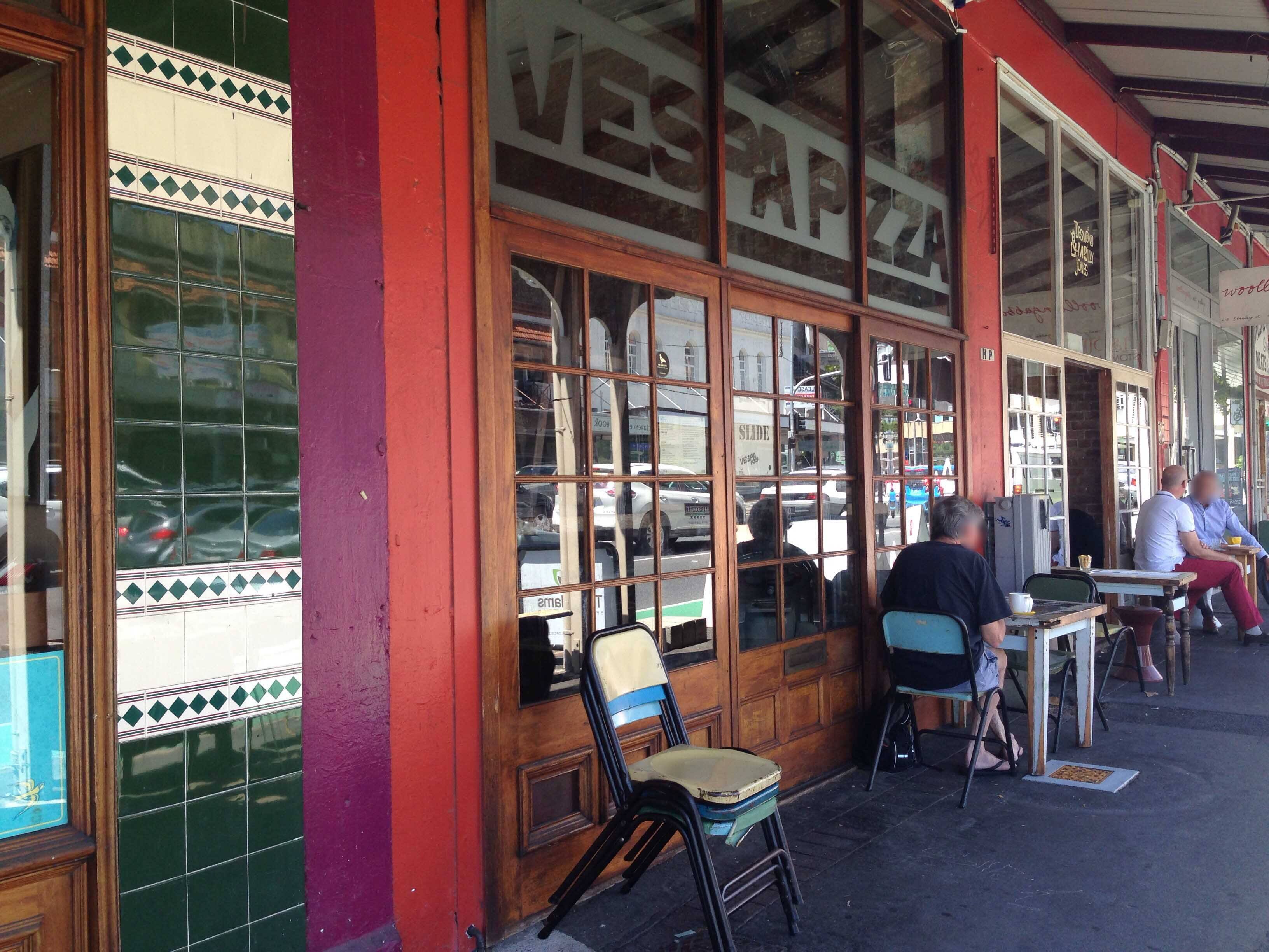 Menu of Vespa Pizza, Woolloongabba, Brisbane