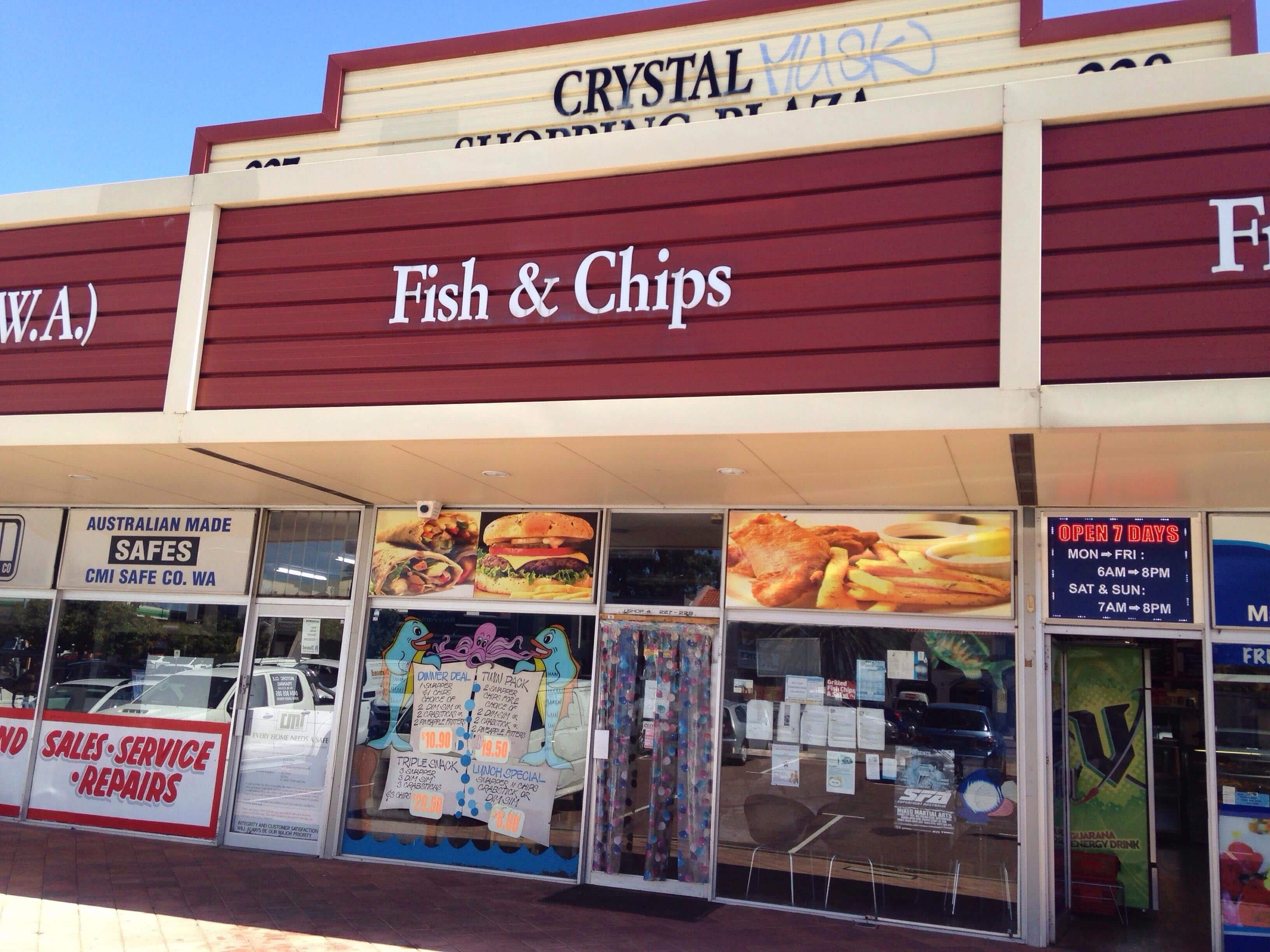 Osborne Park Fish & Chips Menu