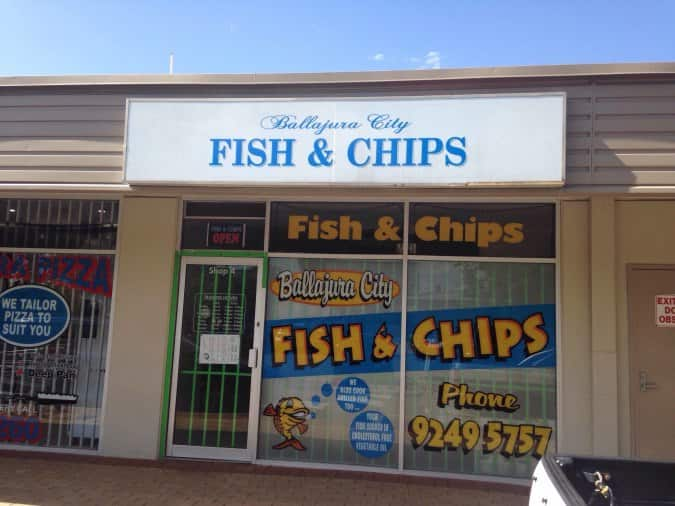 Ballajura City Fish & Chips Menu - Urbanspoon/Zomato