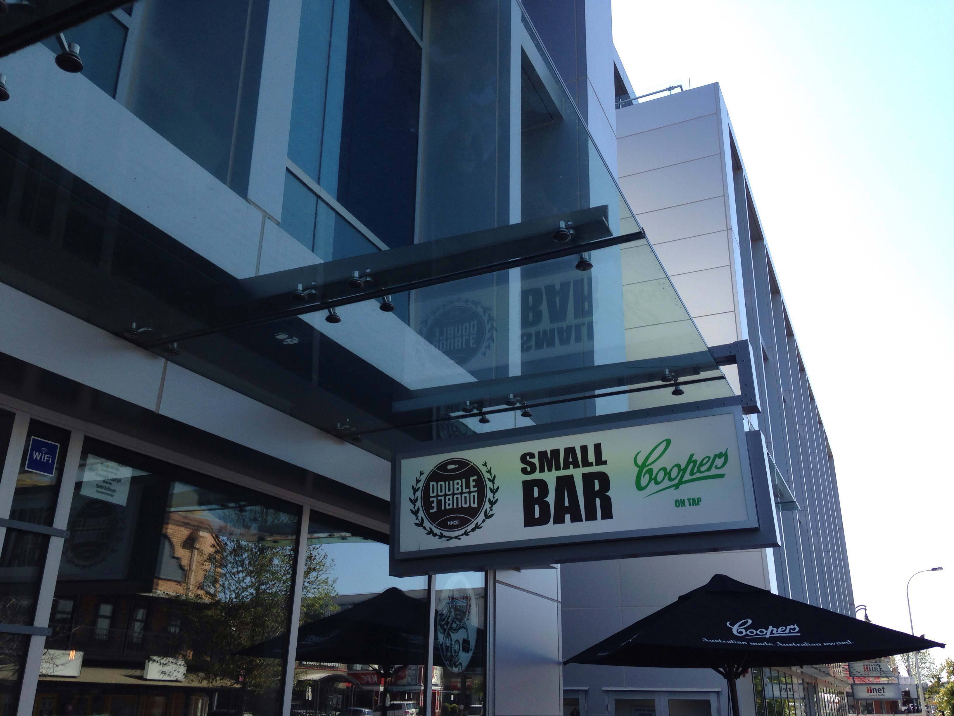 Menu of Double Double Small Bar, Subiaco, Perth