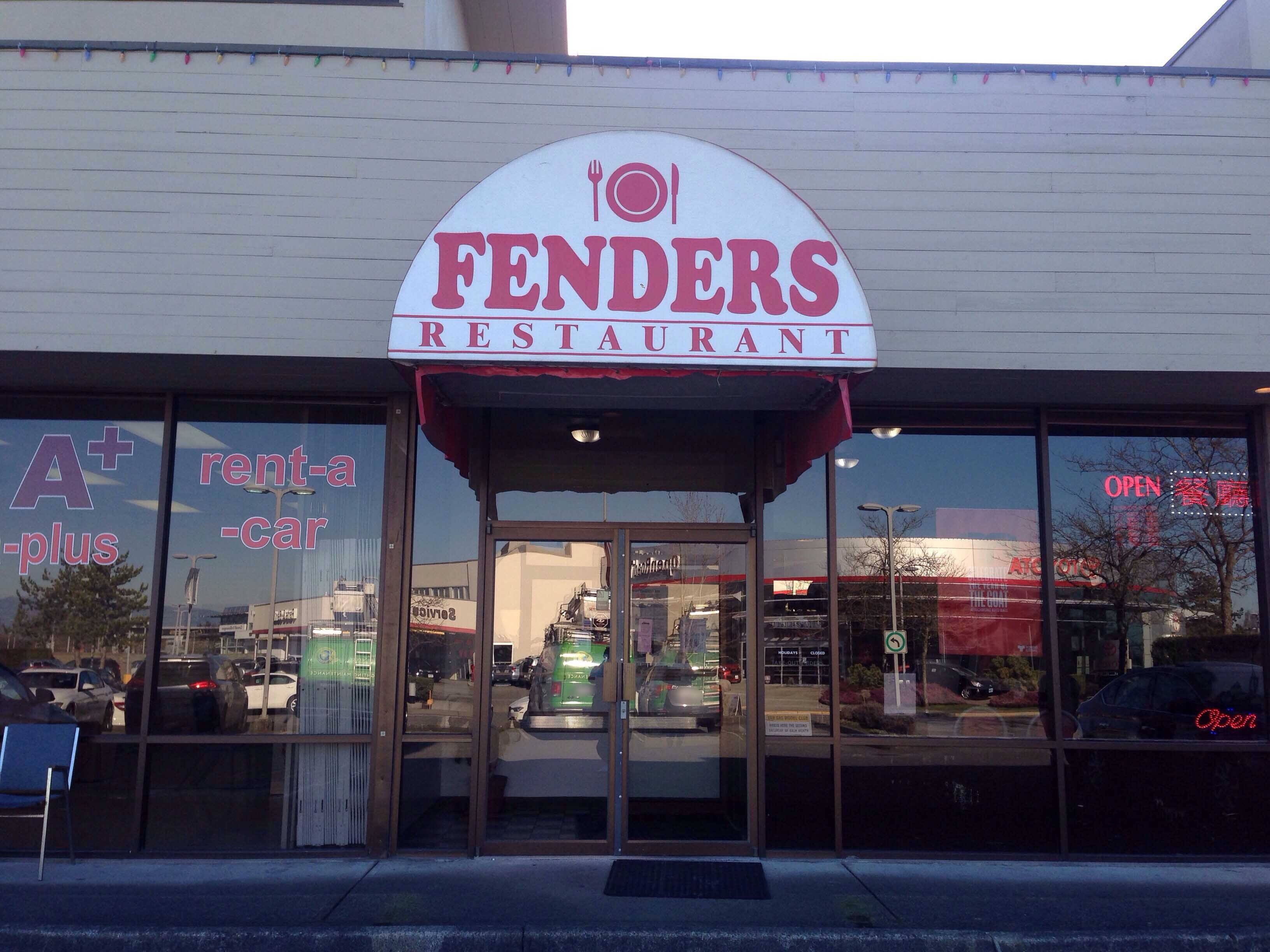 Menu of Fender's Restaurant, East Richmond, Richmond