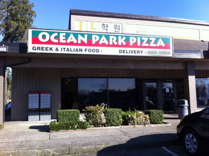 Ocean Park Pizza Menu, Menu for Ocean Park Pizza, Walnut