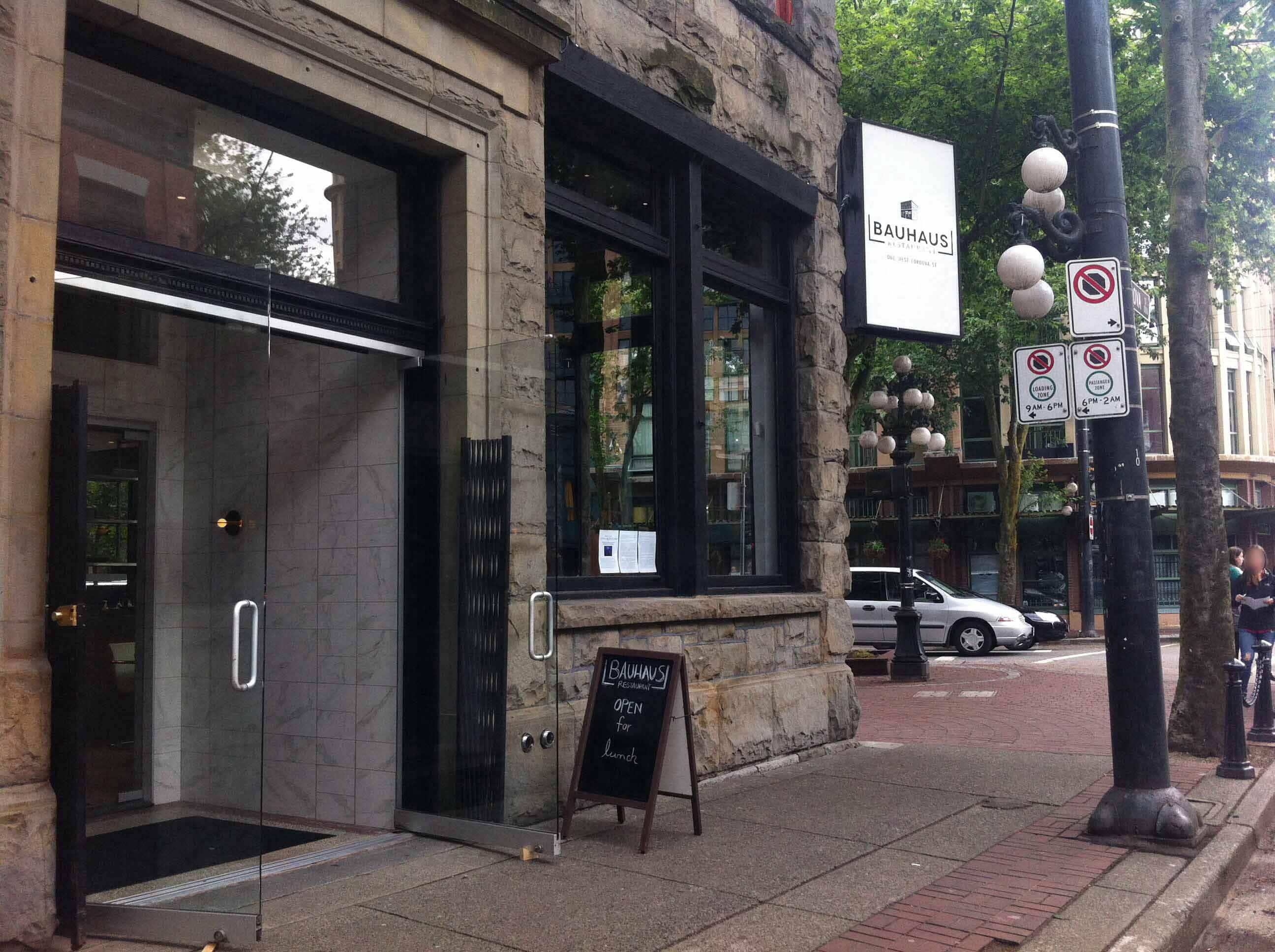 Bauhaus Restaurant, Gastown, Vancouver
