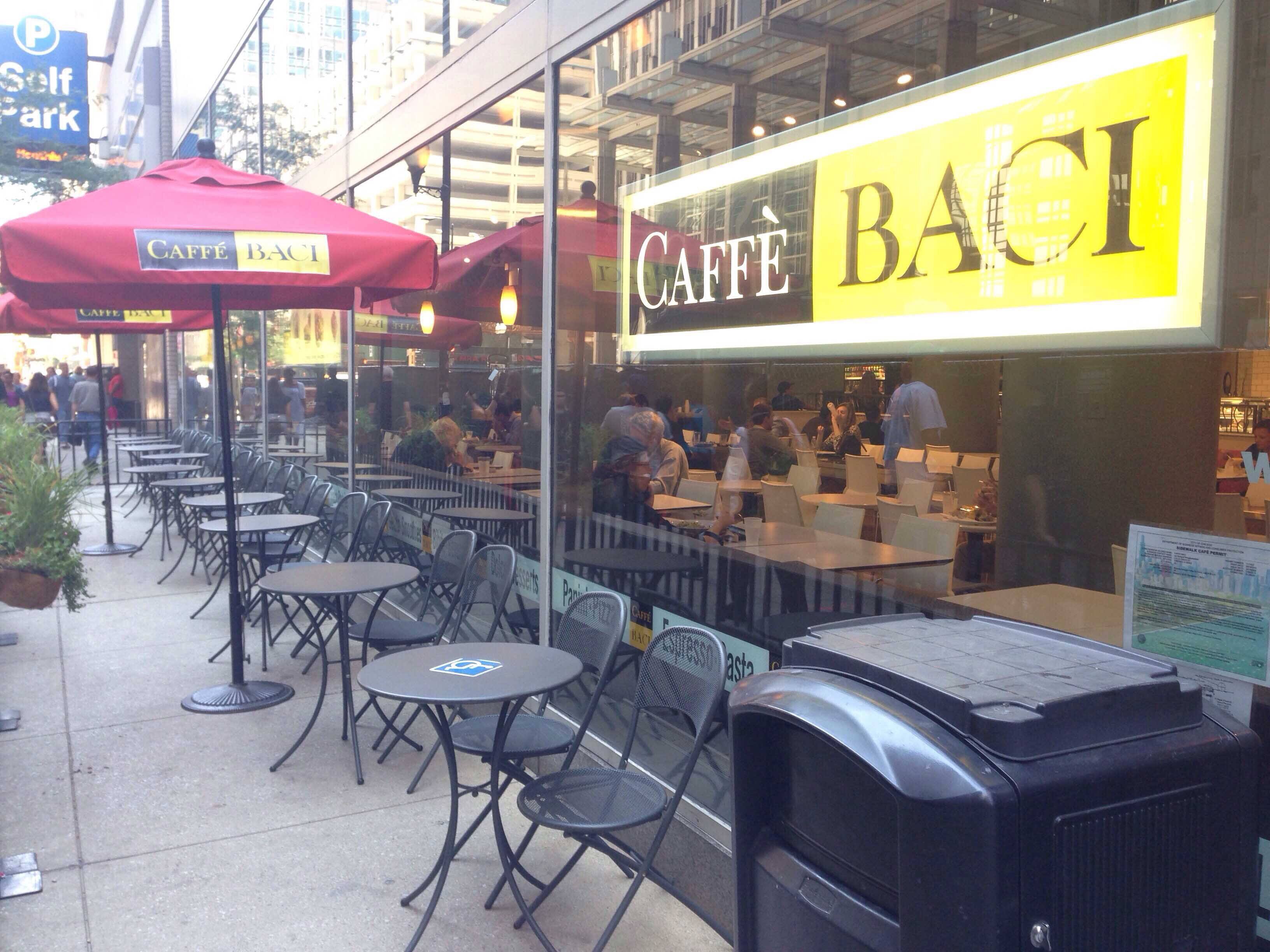 Menu of Caffe Baci, Loop, Chicago