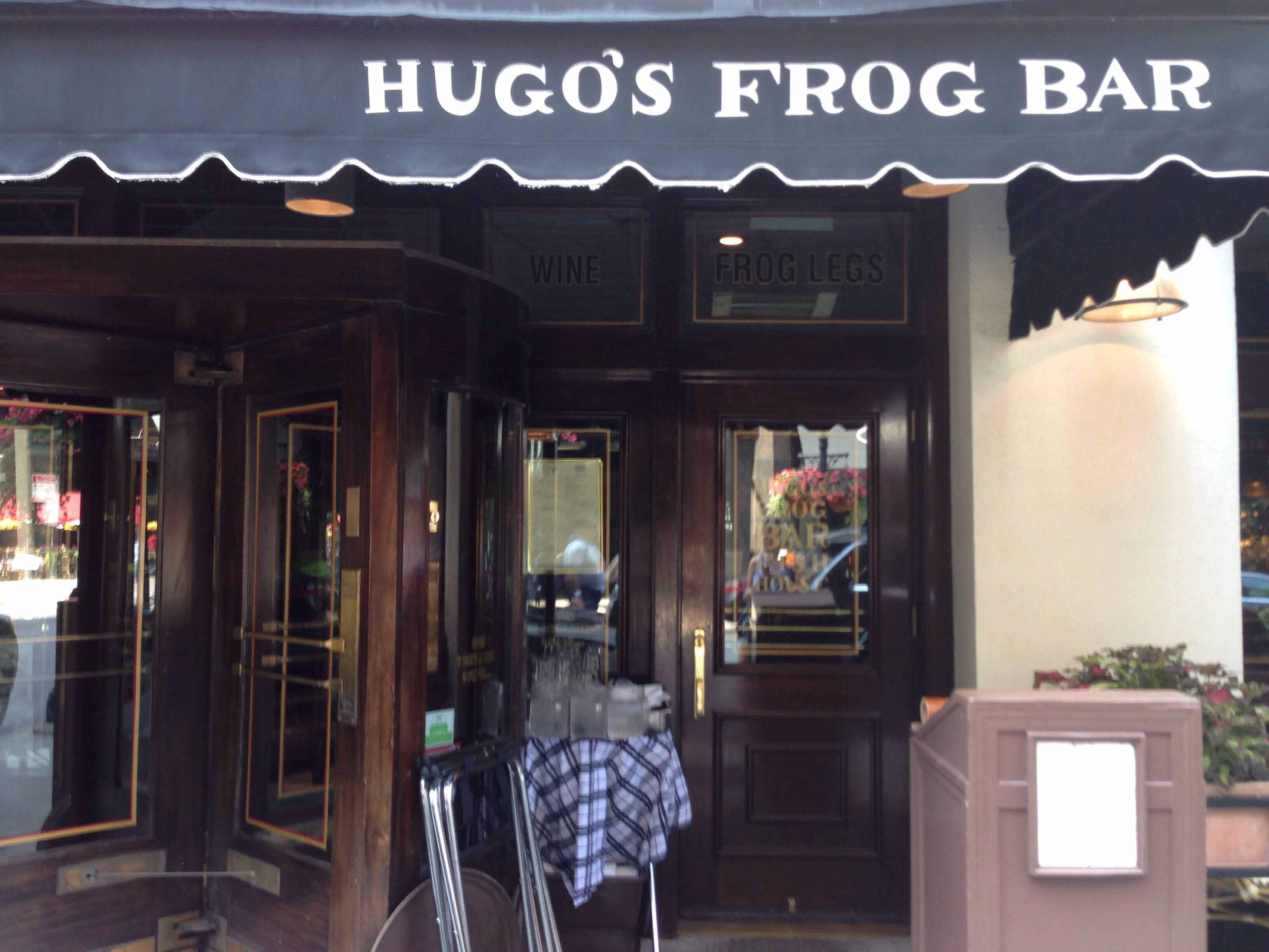 Menu of Hugo's Frog Bar & Fish House, Gold Coast, Chicago