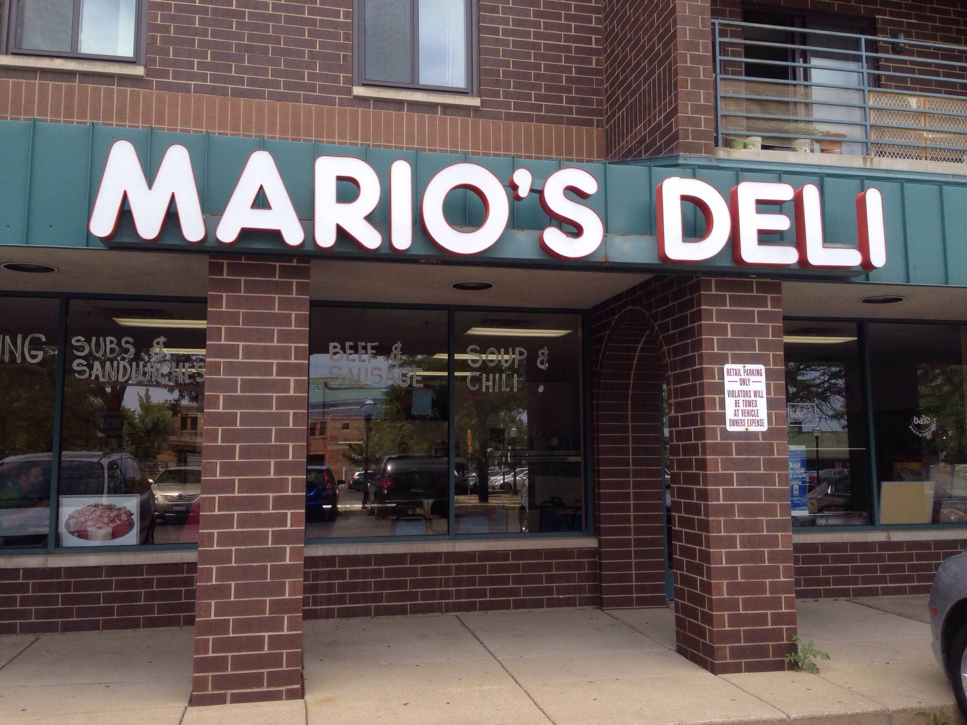 Menu of Mario's Deli II, Bensenville, Chicago