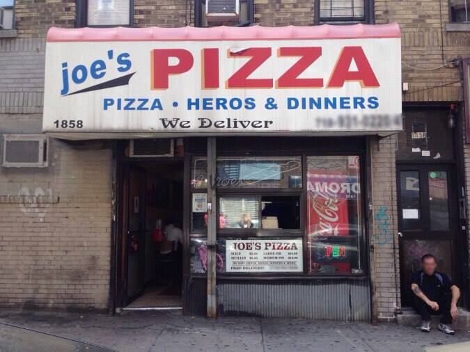 Joe's Pizzeria Menu, Menu for Joe's Pizzeria, Parkchester, New York