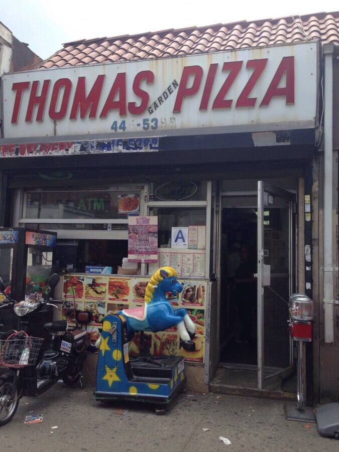 Thomas Pizza, Jackson Heights, New York City Urbanspoon/Zomato