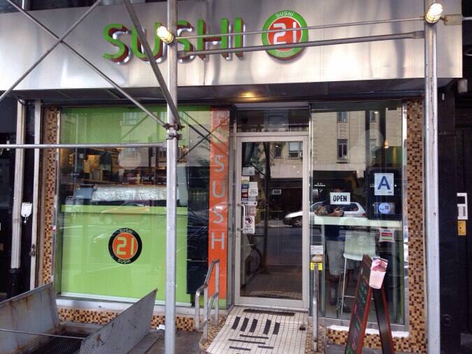Sushi 21, New York, New York City Urbanspoon/Zomato